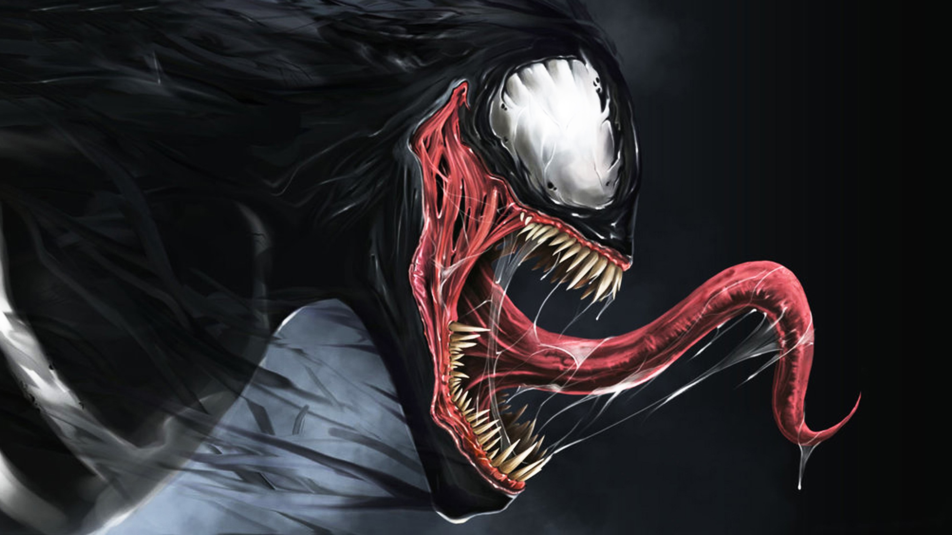 venom, digital art, 4k, hd, deviantart, supervillain, superheroes, artist, artwork, HD Wallpaper