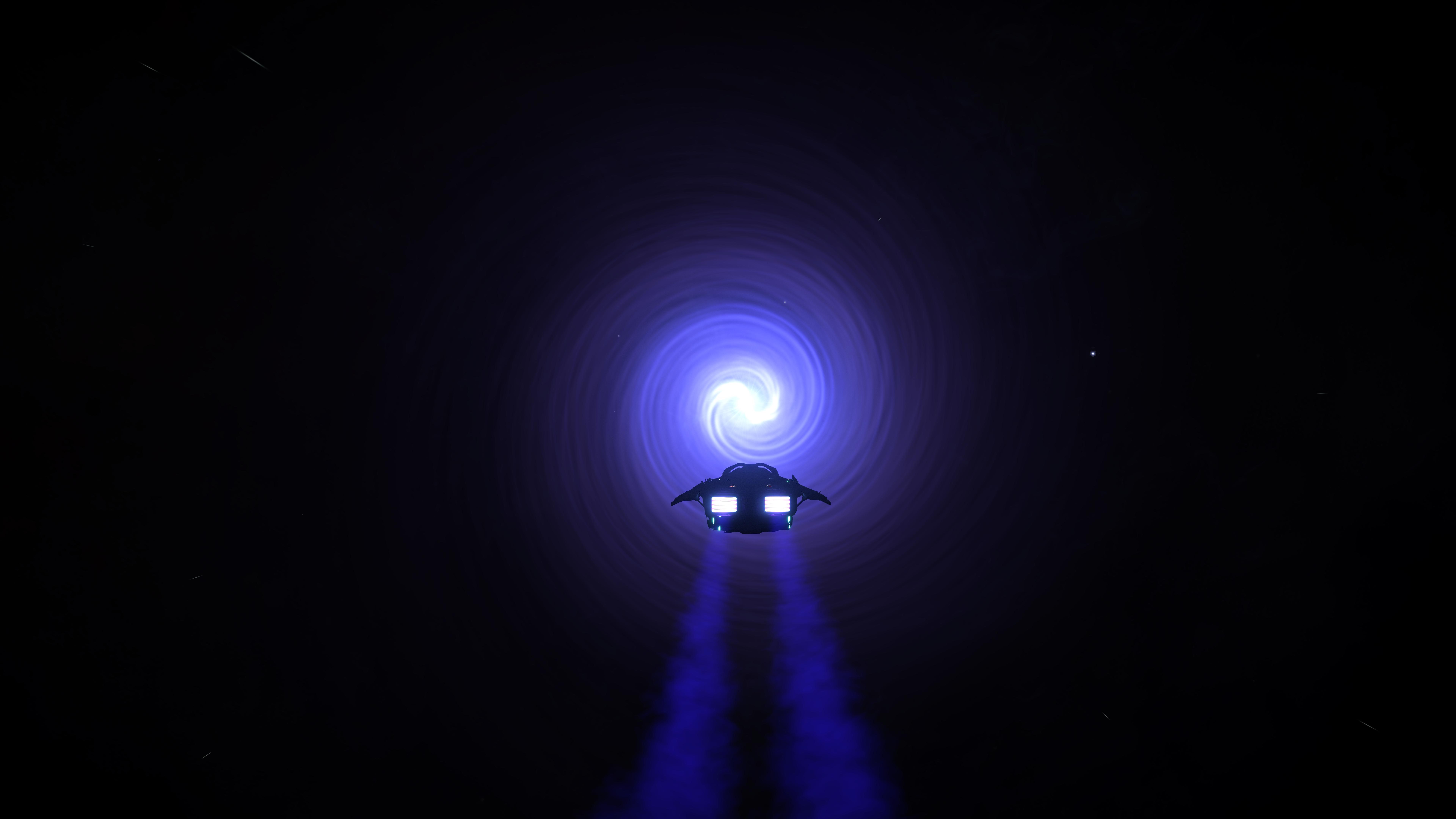 spaceship, artist, artwork, digital art, hd, 4k, HD Wallpaper