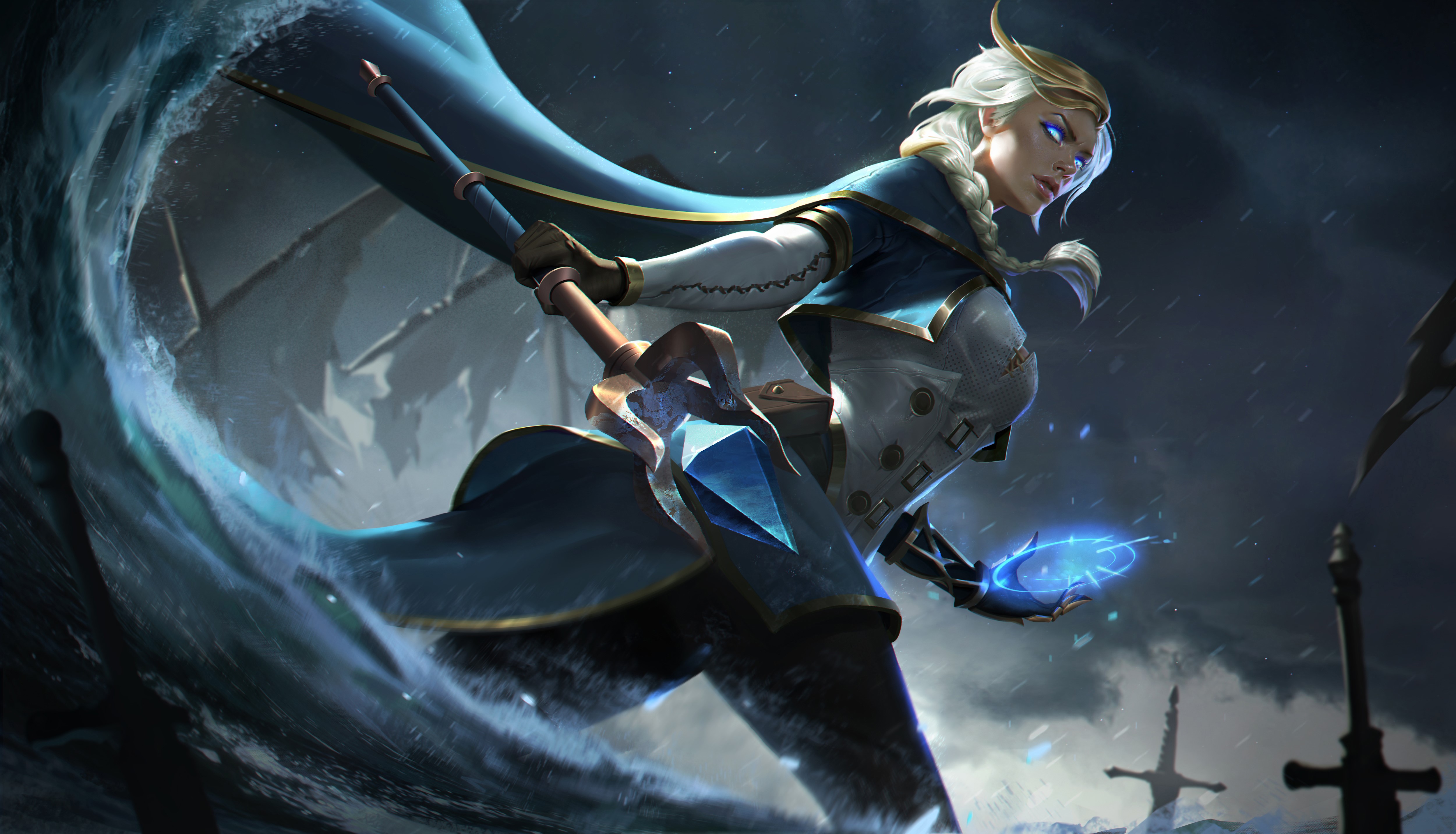 fantasy girls, warrior, artist, artwork, digital art, hd, 4k, 5k, deviantart, HD Wallpaper