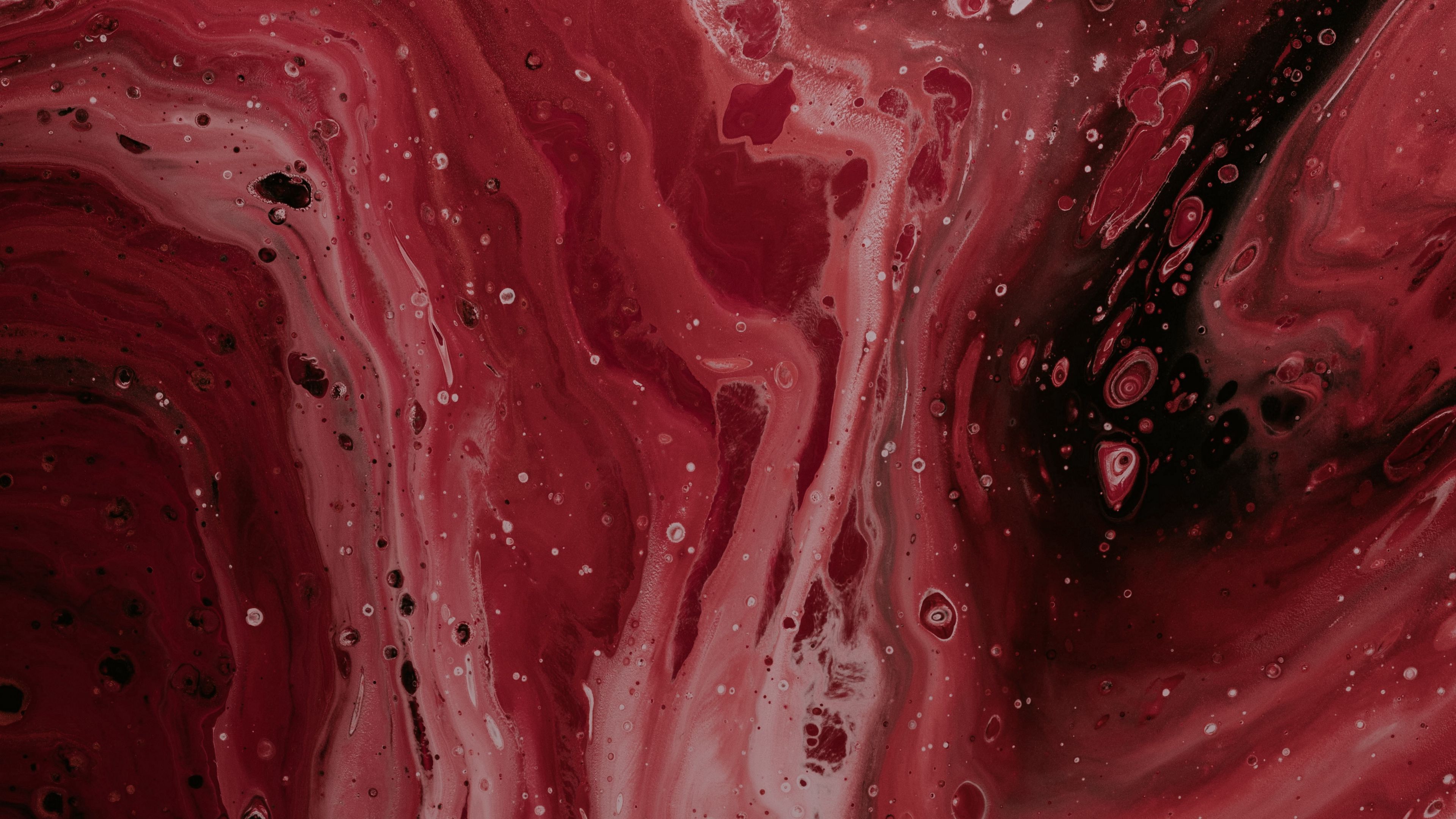 stains, liquid, texture, red, abstraction, 4k, HD Wallpaper