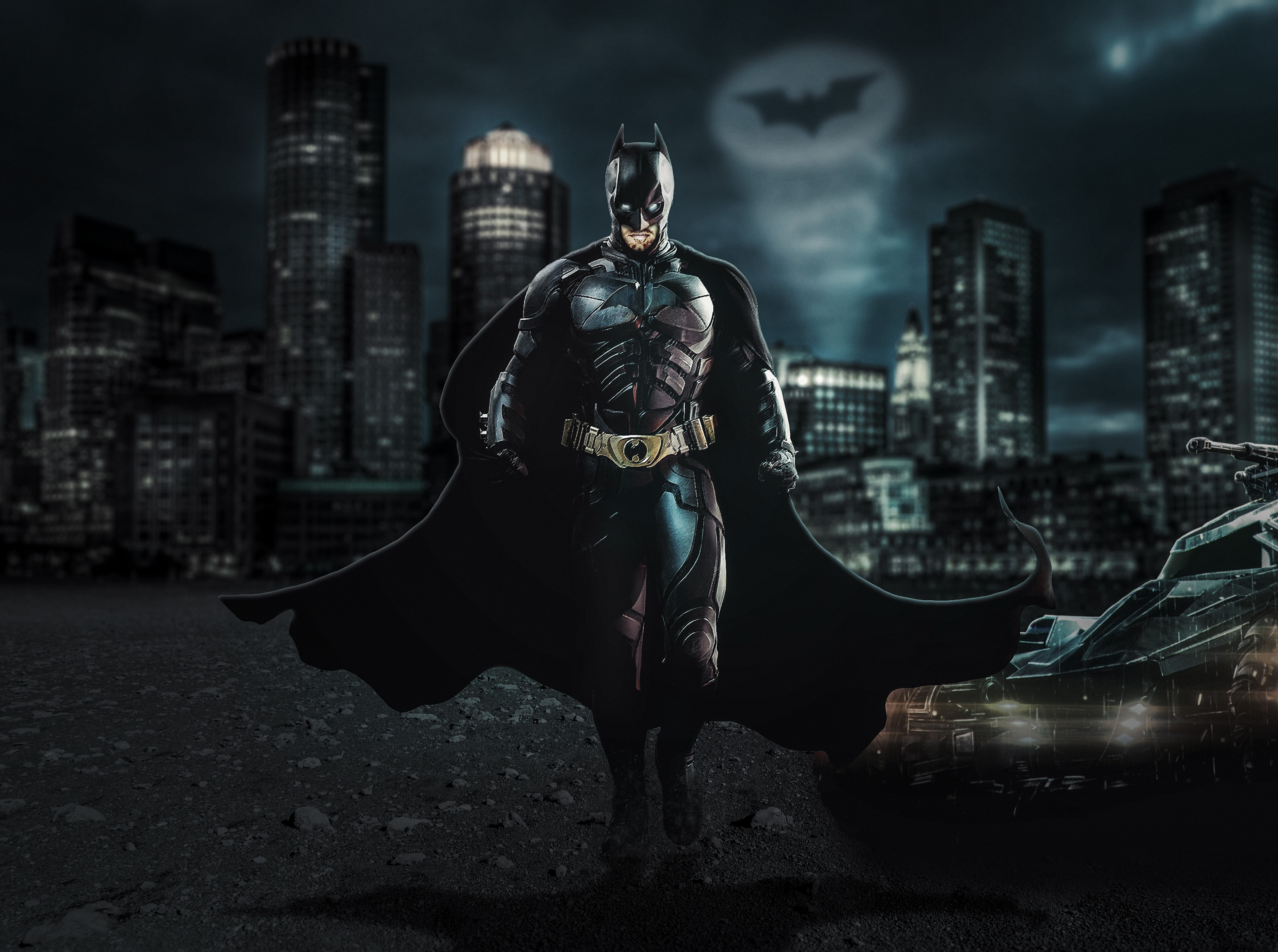 batman, artwork, hd, 4k, artist, superheroes, digital art, deviantart, HD Wallpaper