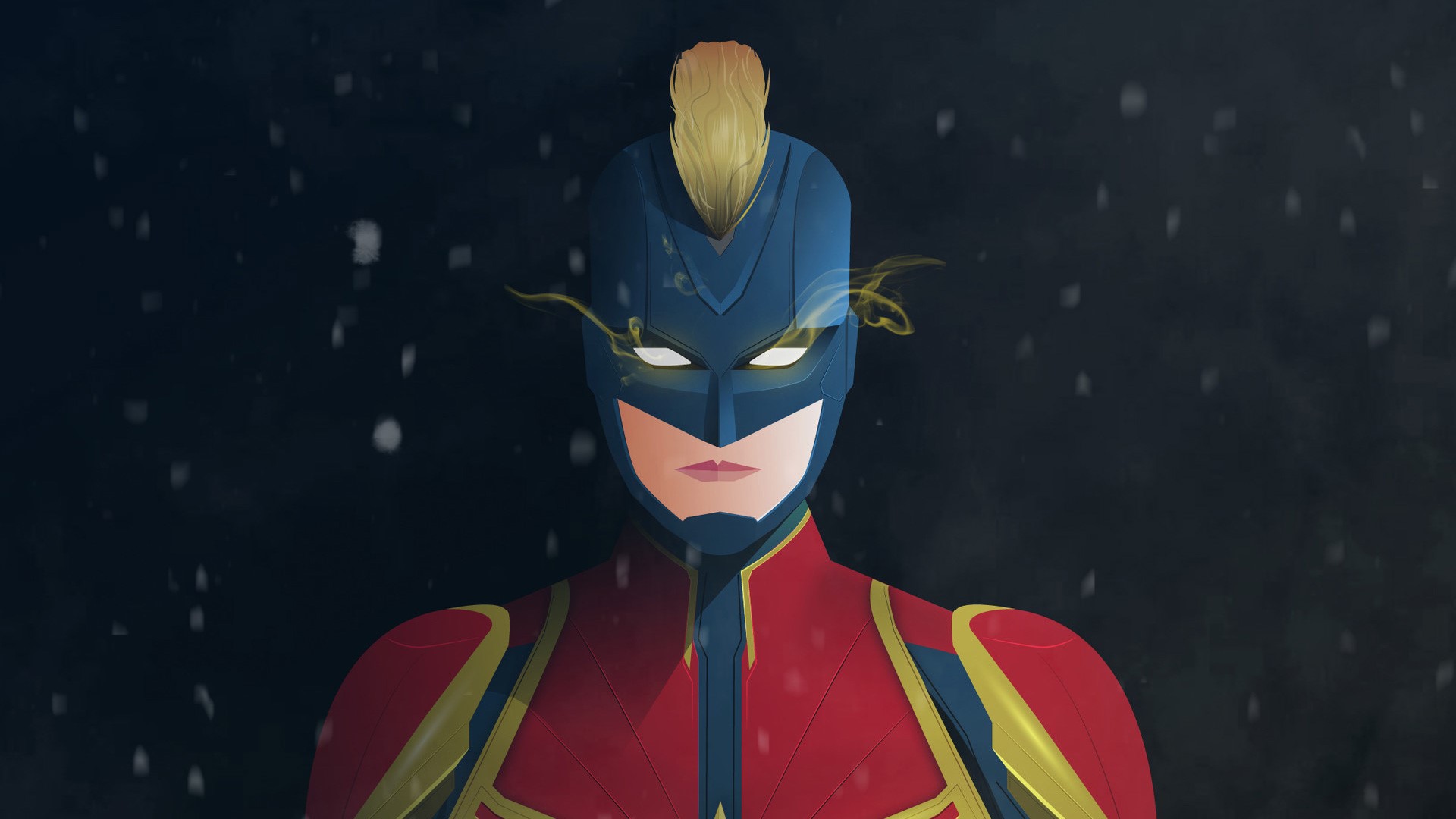 captain marvel, artstation, digital art, superheroes, hd, artwork, artist, HD Wallpaper