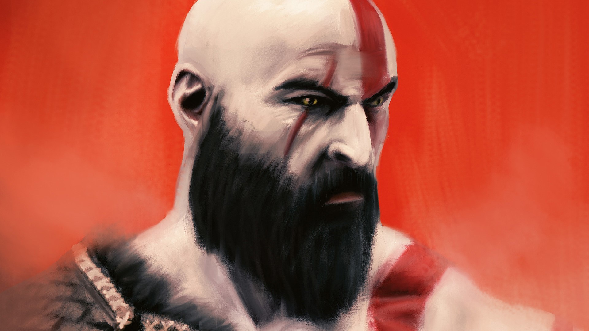 kratos, god of war, superheroes, hd, artwork, artist, digital art, artstation, HD Wallpaper