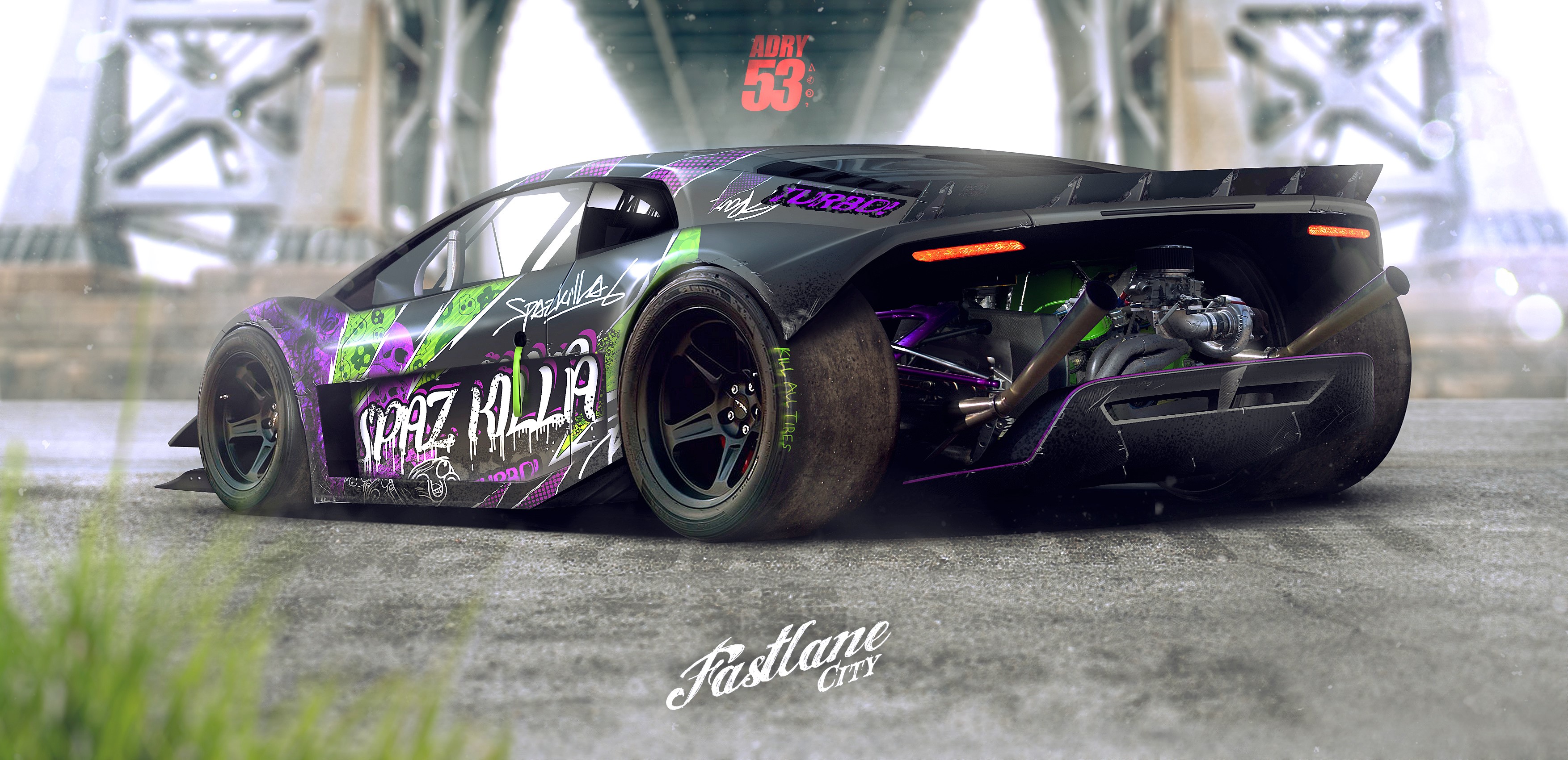 lamborghini, cars, artist, artwork, digital art, hd, 4k, deviantart, HD Wallpaper