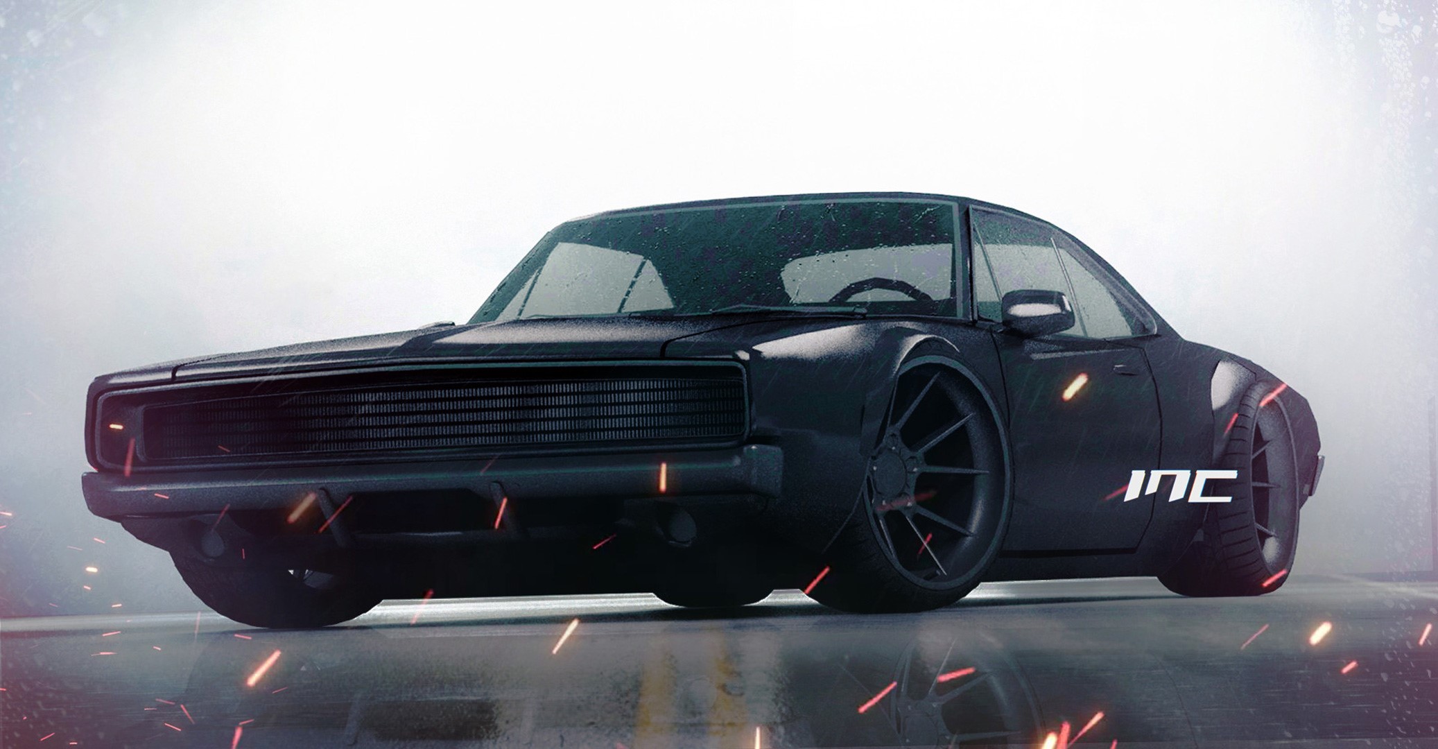 dodge charger, cars, hd, artist, artwork, artstation, HD Wallpaper