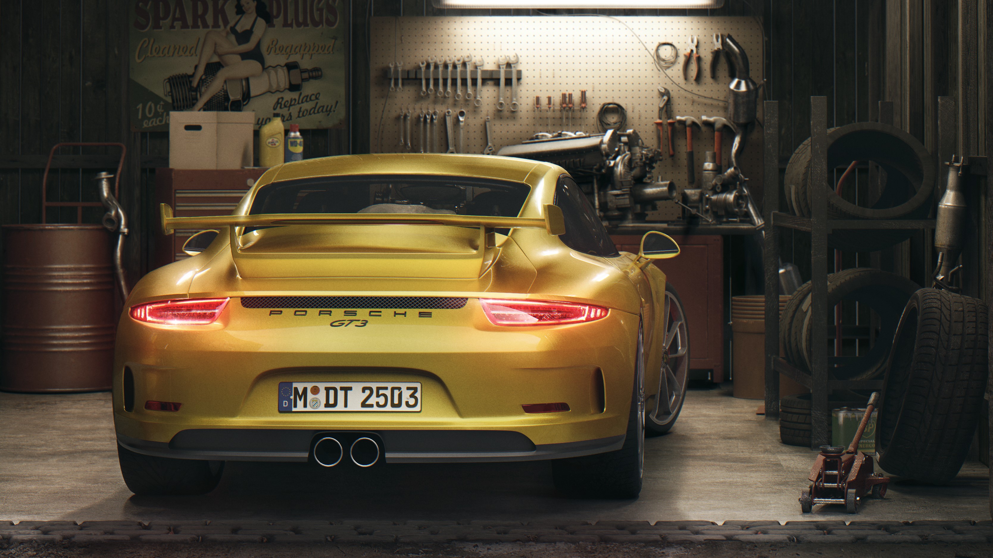 porsche gt3, porsche, cars, hd, behance, 4k, HD Wallpaper