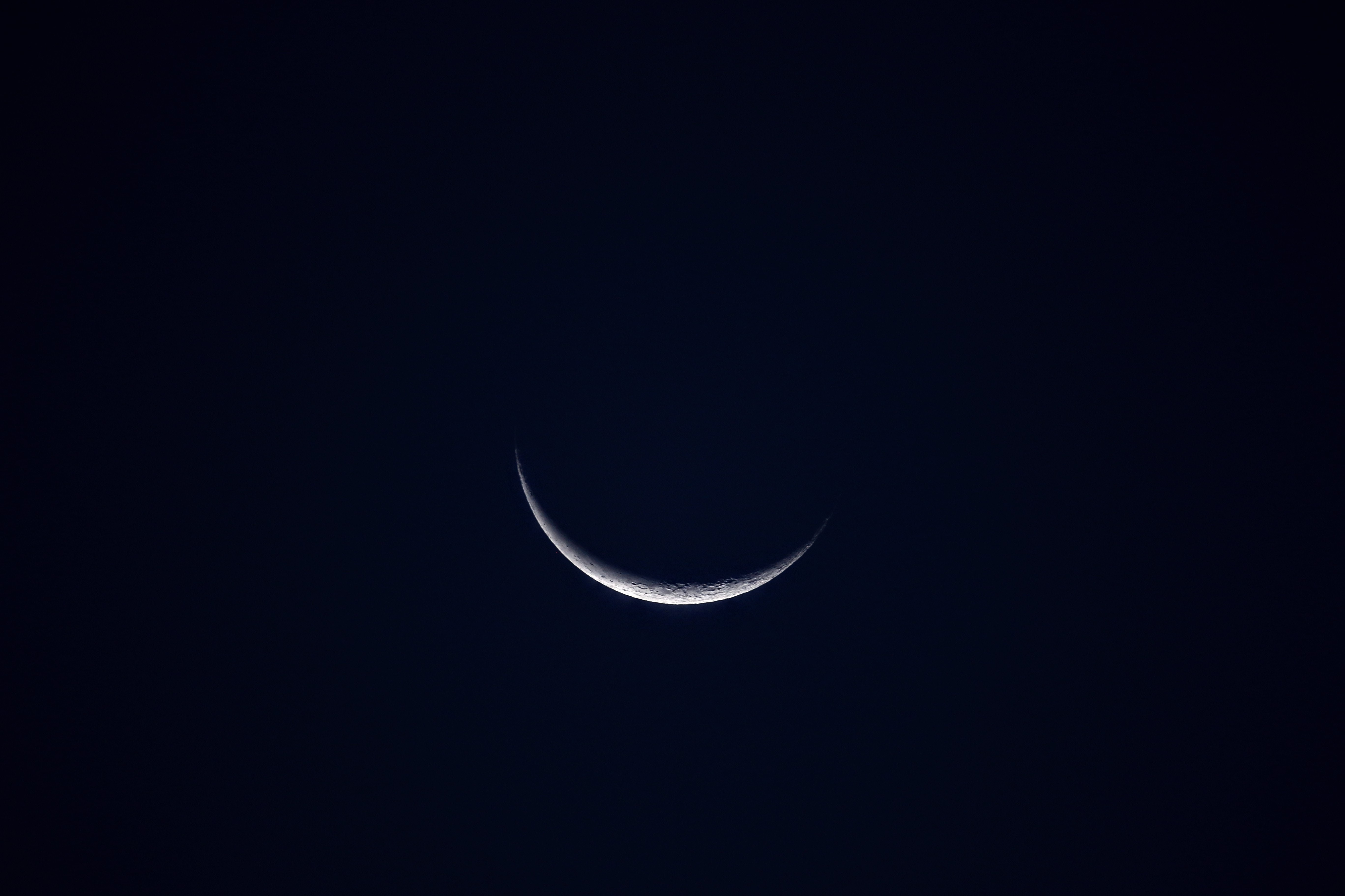moon, sky, night, nature, hd, 4k, 5k, HD Wallpaper