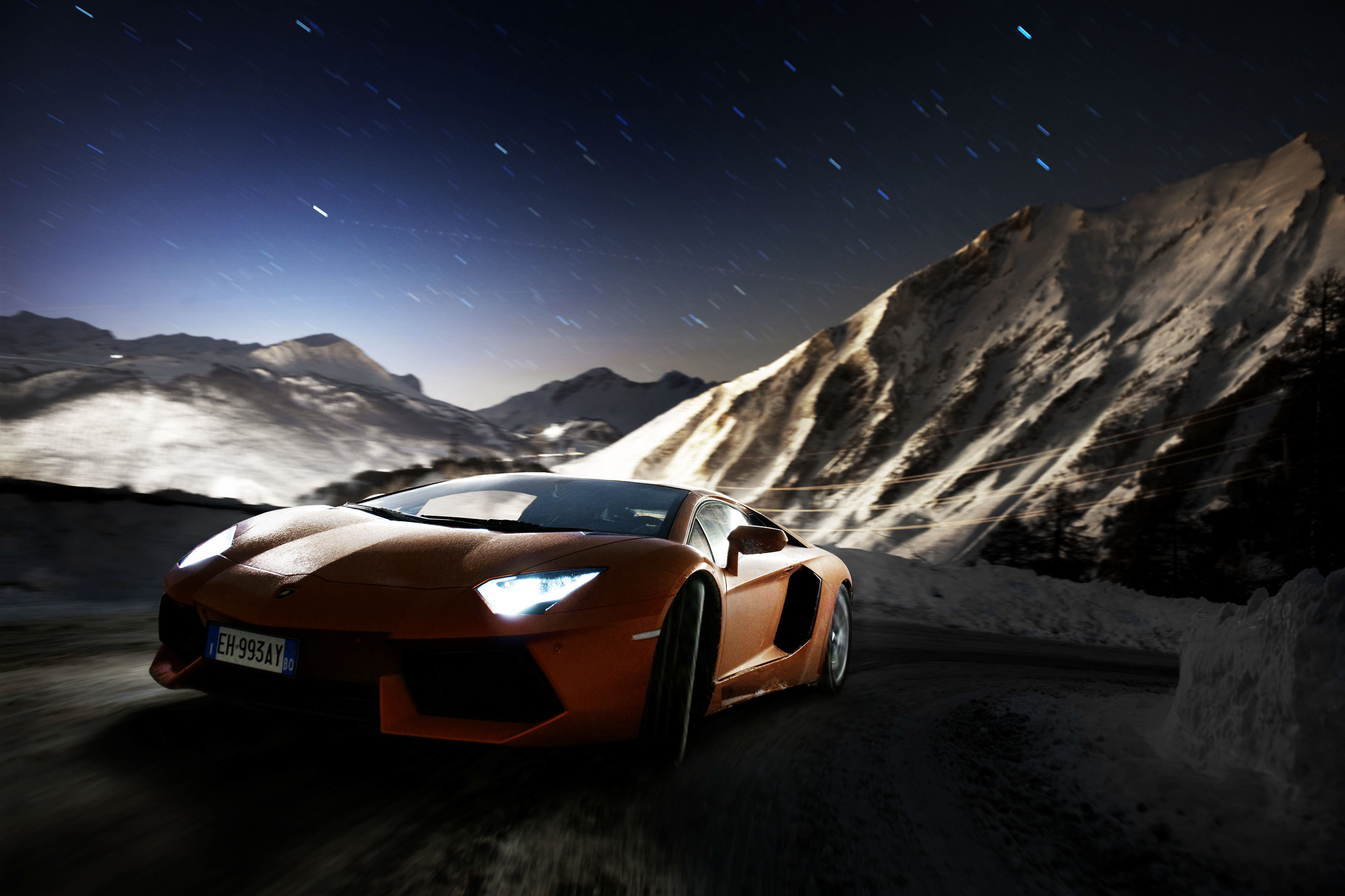lamborghini aventador, lamborghini, cars, hd, 4k, behance, HD Wallpaper