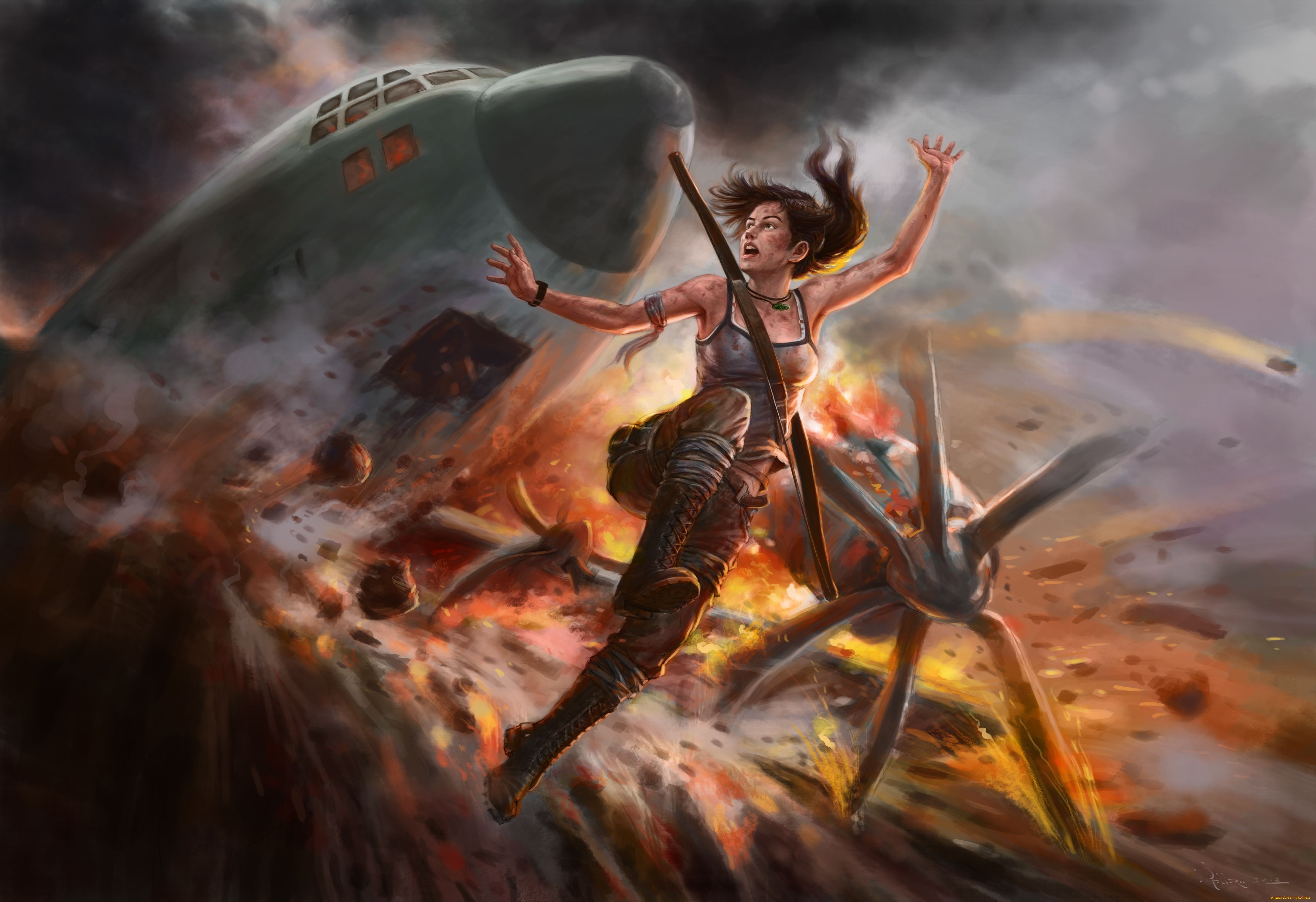 tomb raider, games, artist, artwork, digital art, hd, 4k, HD Wallpaper