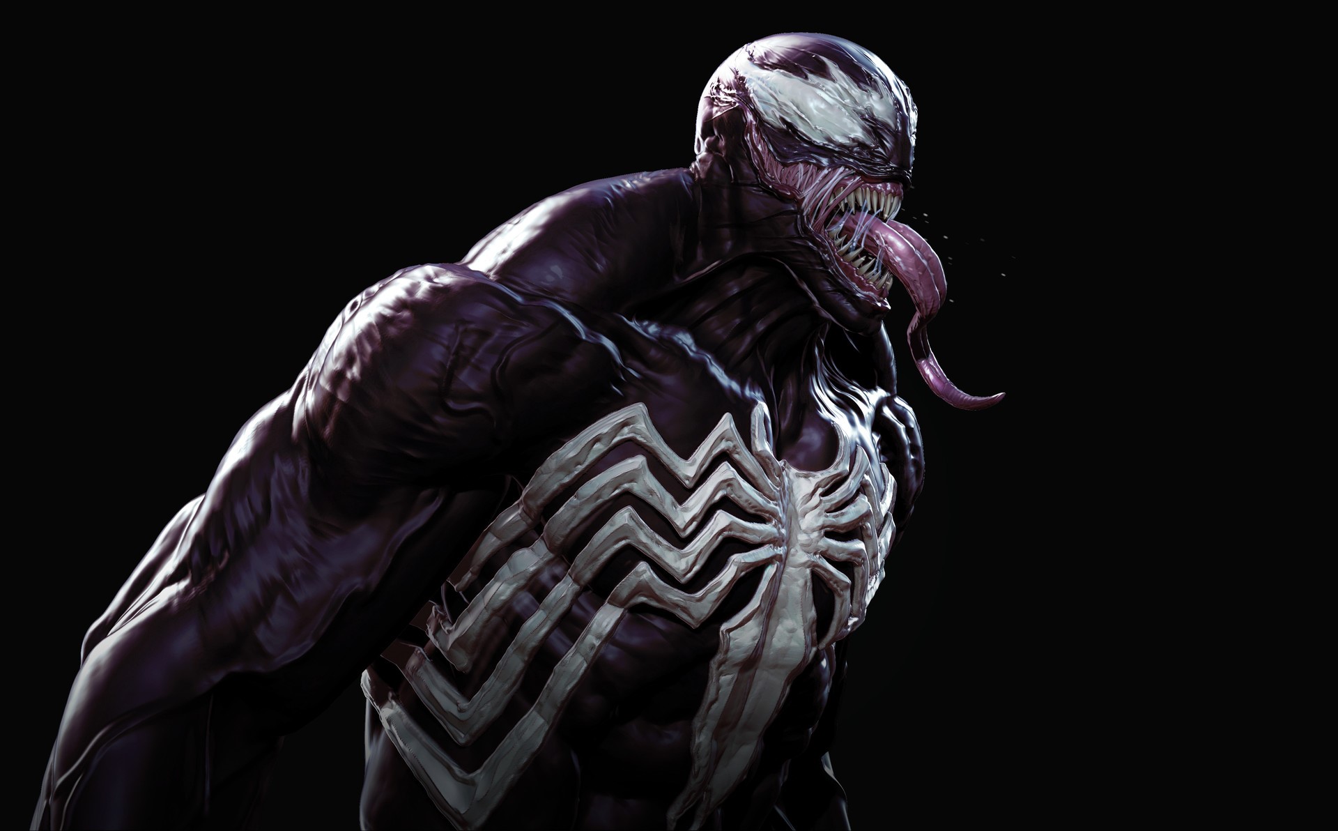 venom, hd, superheroes, artwork, digital art, artstation, supervillain, HD Wallpaper