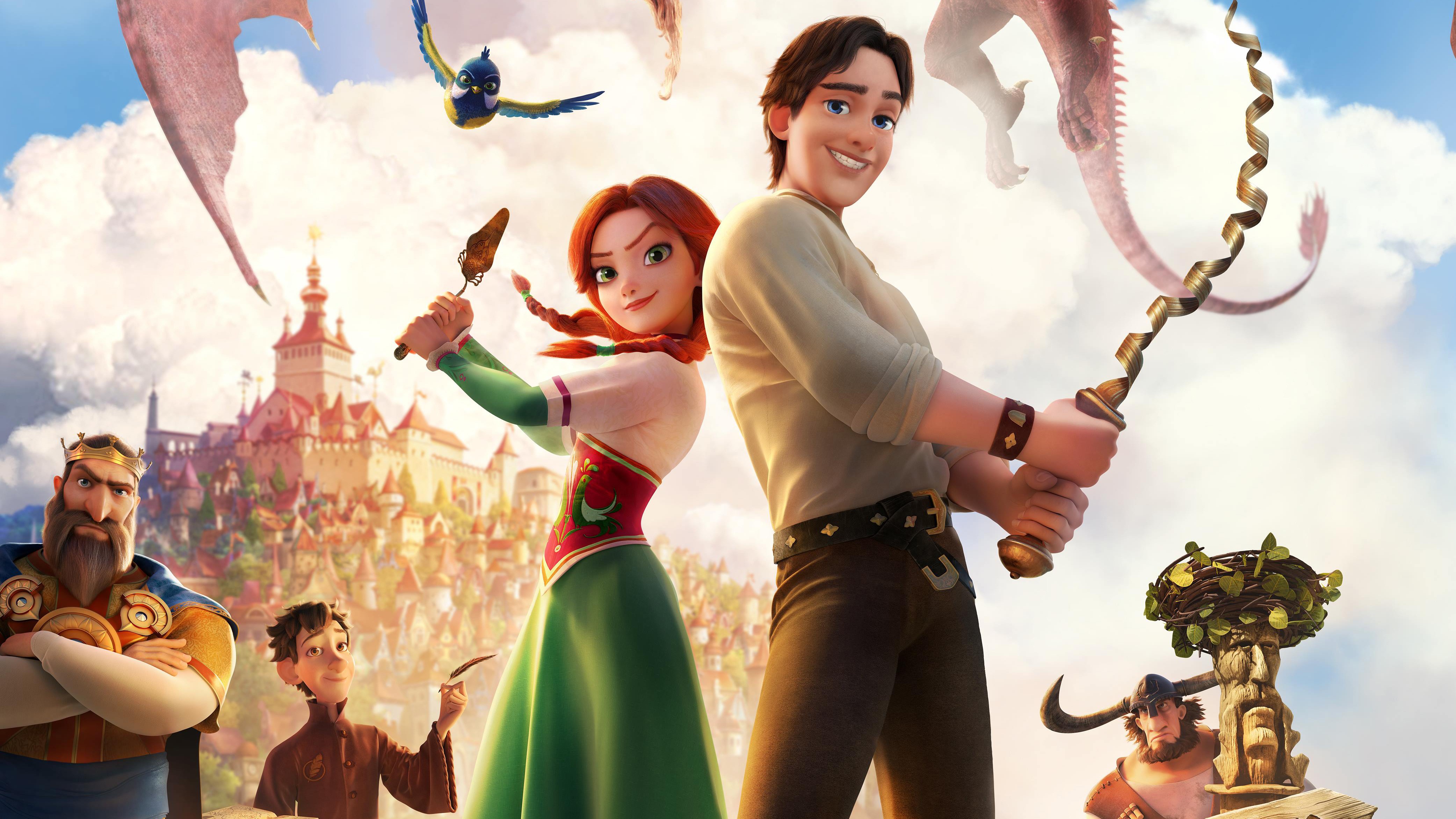 the stolen princess ruslan and ludmila, 2018 movies, movies, hd, 4k, animated movies, HD Wallpaper