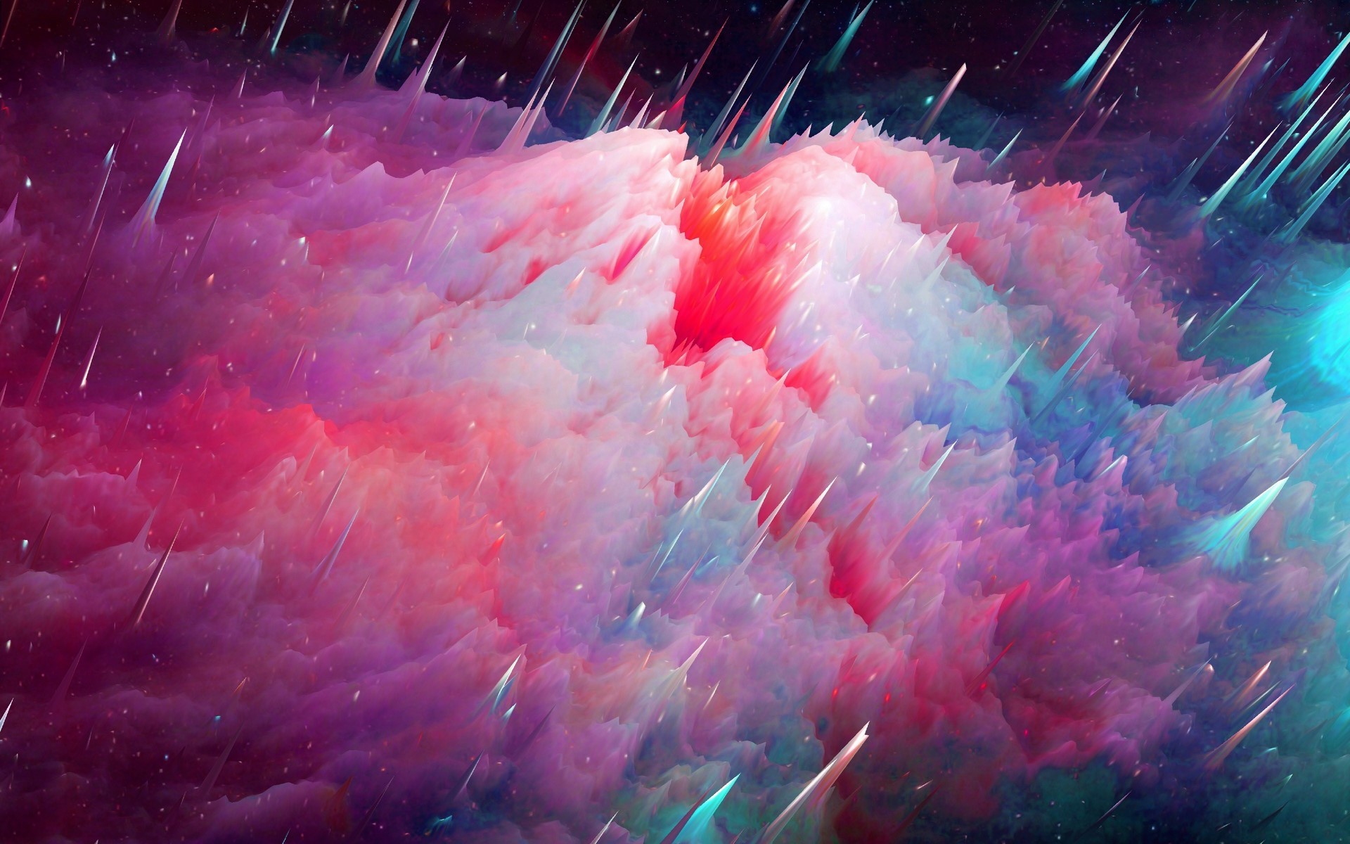artist, space, artwork, digital art, colorful, hd, HD Wallpaper