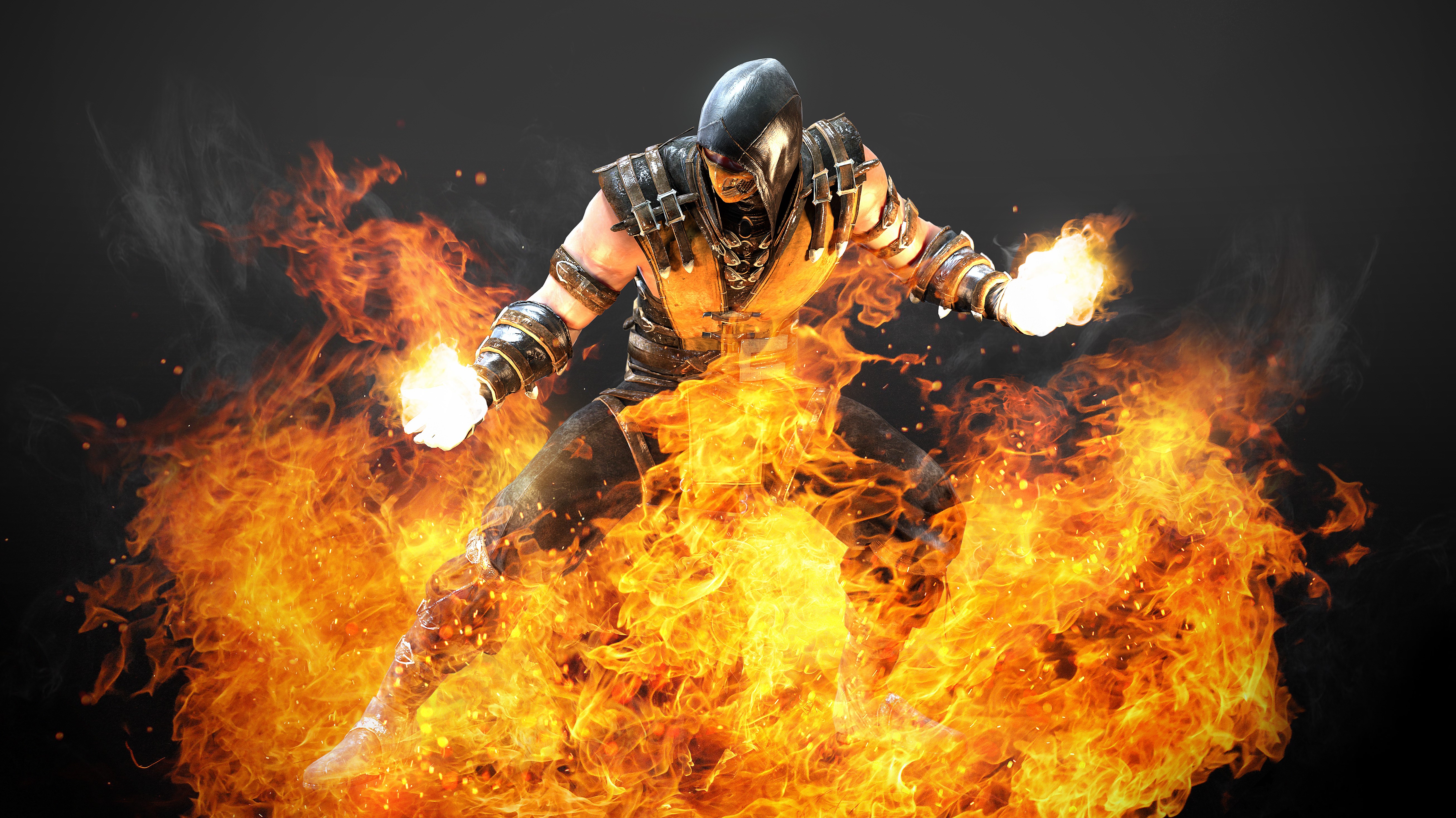 mortal kombat, games, pc games, xbox games, ps games, hd, 5k, 4k, scorpion, deviantart, HD Wallpaper