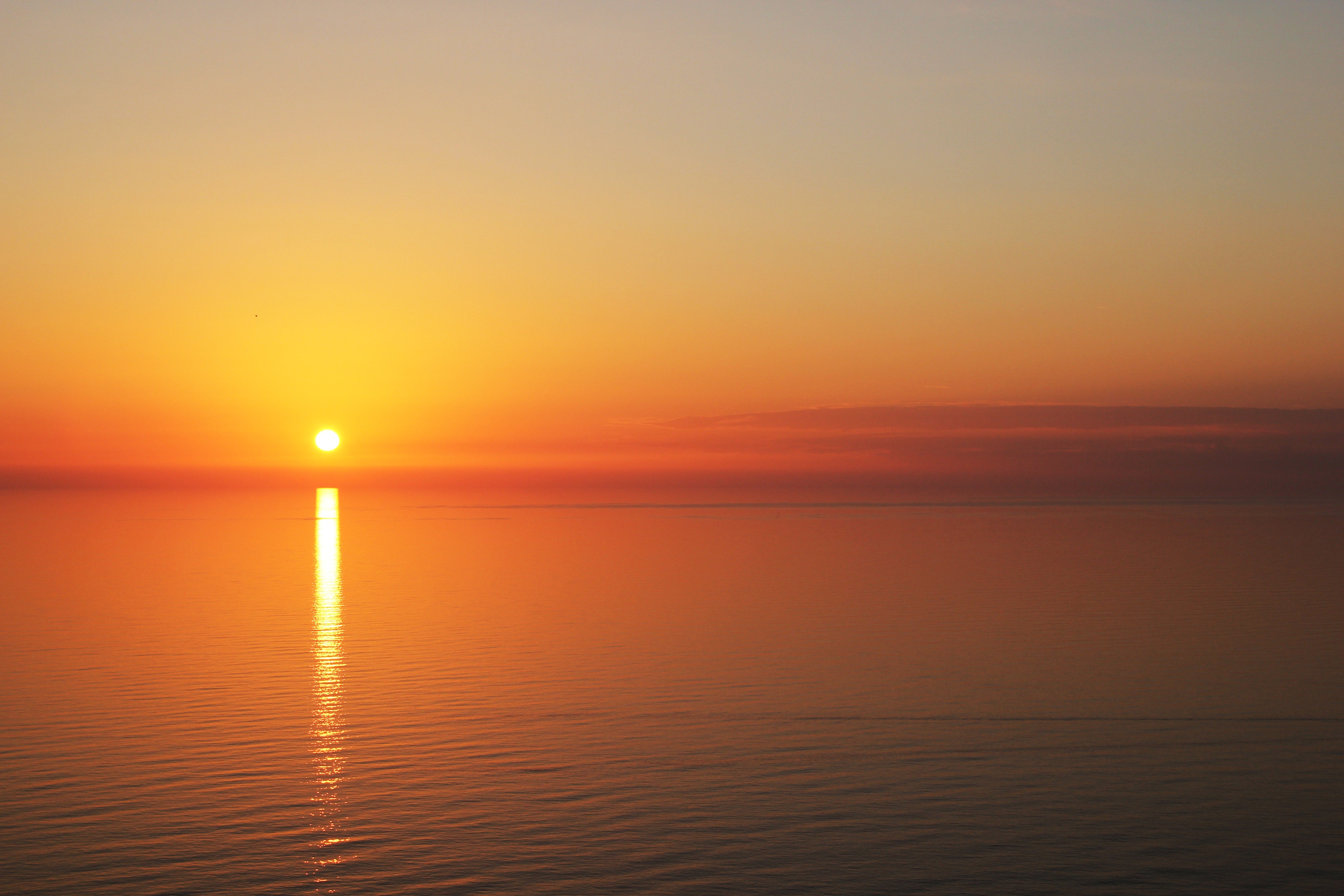 sunset, reflection, nature, hd, 4k, 5k, HD Wallpaper