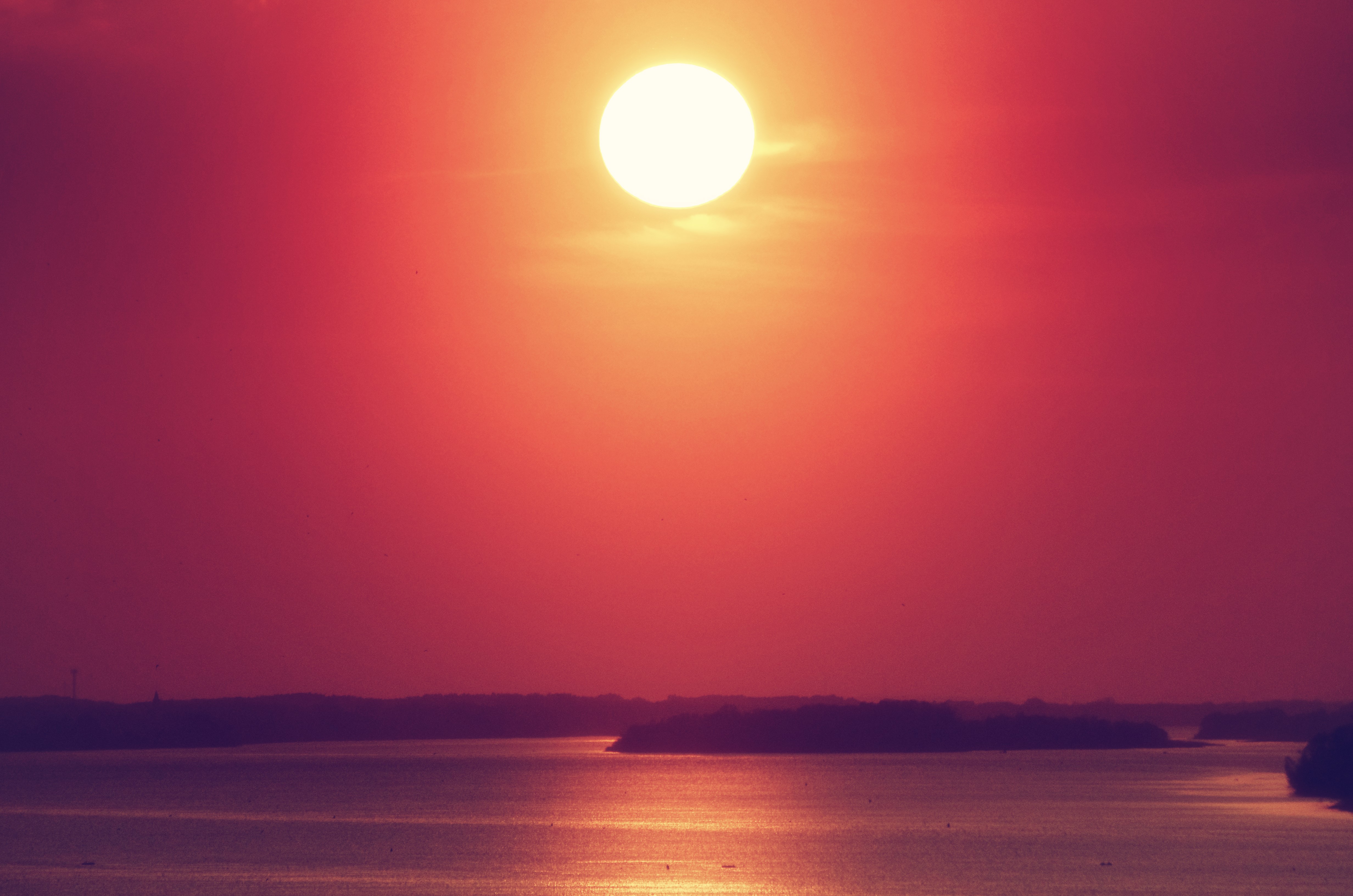 nature, sun, sunset, hd, 4k, 5k, HD Wallpaper