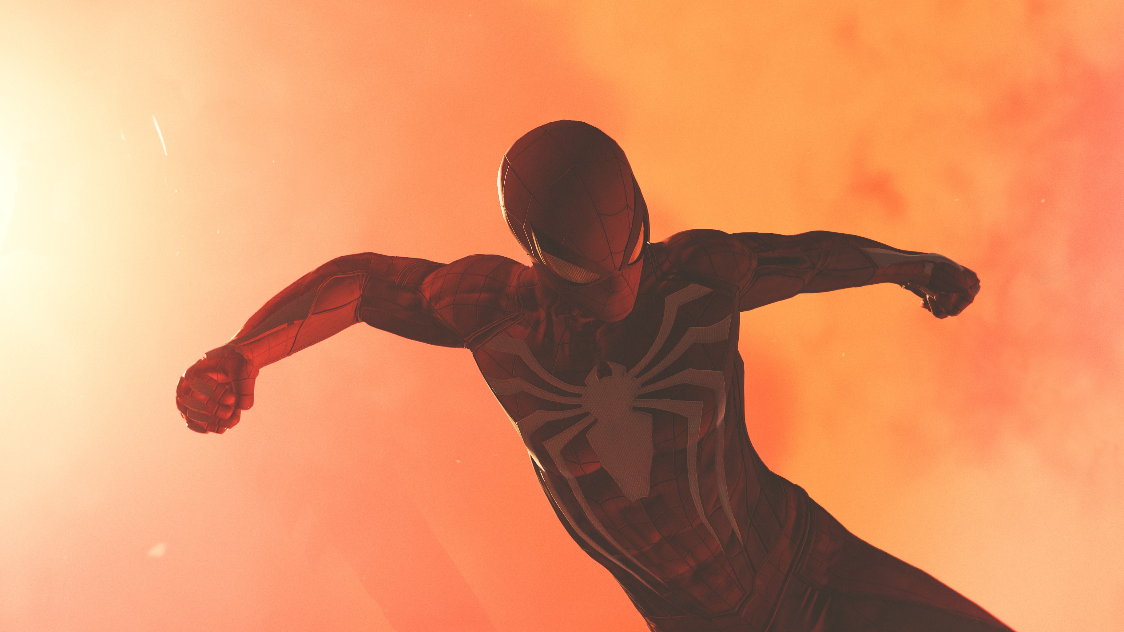 spiderman ps4, spiderman, superheroes, games, hd, 4k, 2018 games, ps games, HD Wallpaper