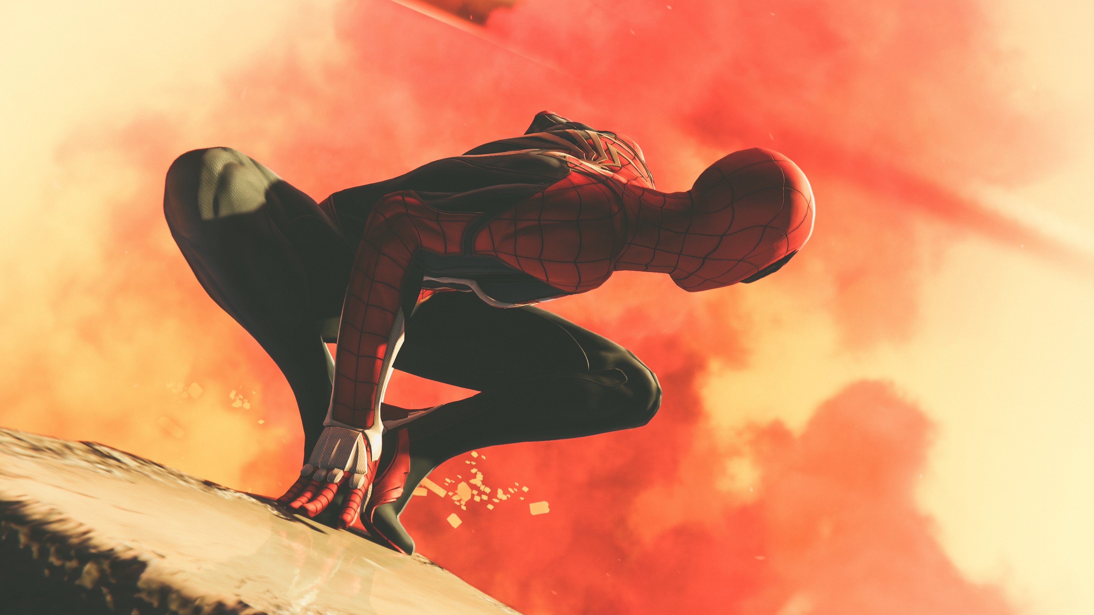 spiderman ps4, spiderman, superheroes, games, hd, 4k, 2018 games, ps games, HD Wallpaper