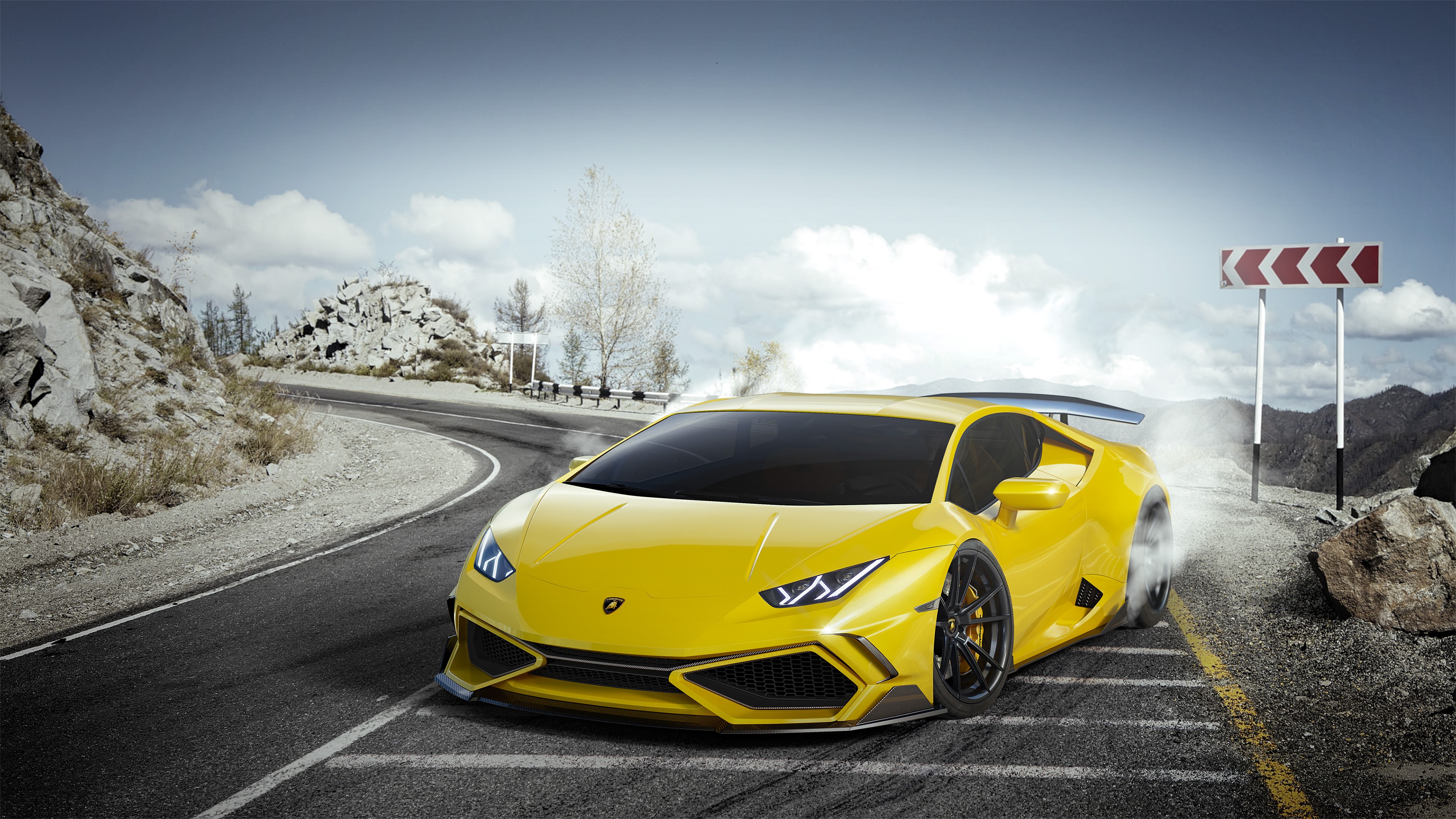 lamborghini huracan, lamborghini, cars, behance, hd, 4k, HD Wallpaper
