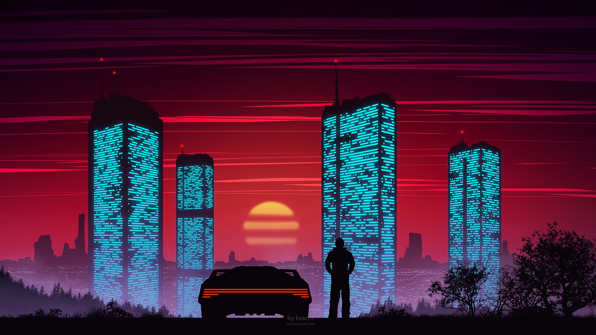 city, artist, artwork, digital art, hd, deviantart, HD Wallpaper