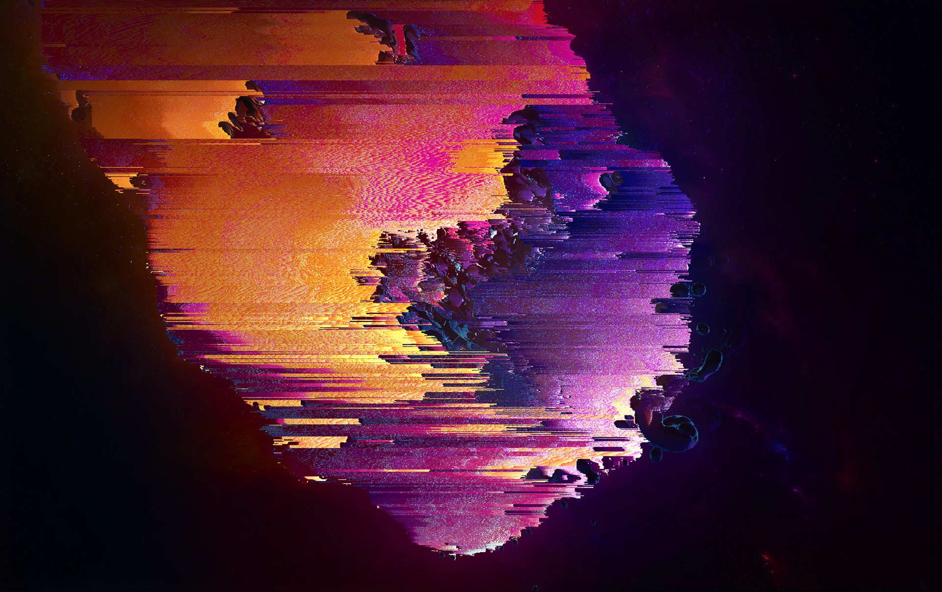 pixels, abstract, hd, behance, glitch, HD Wallpaper