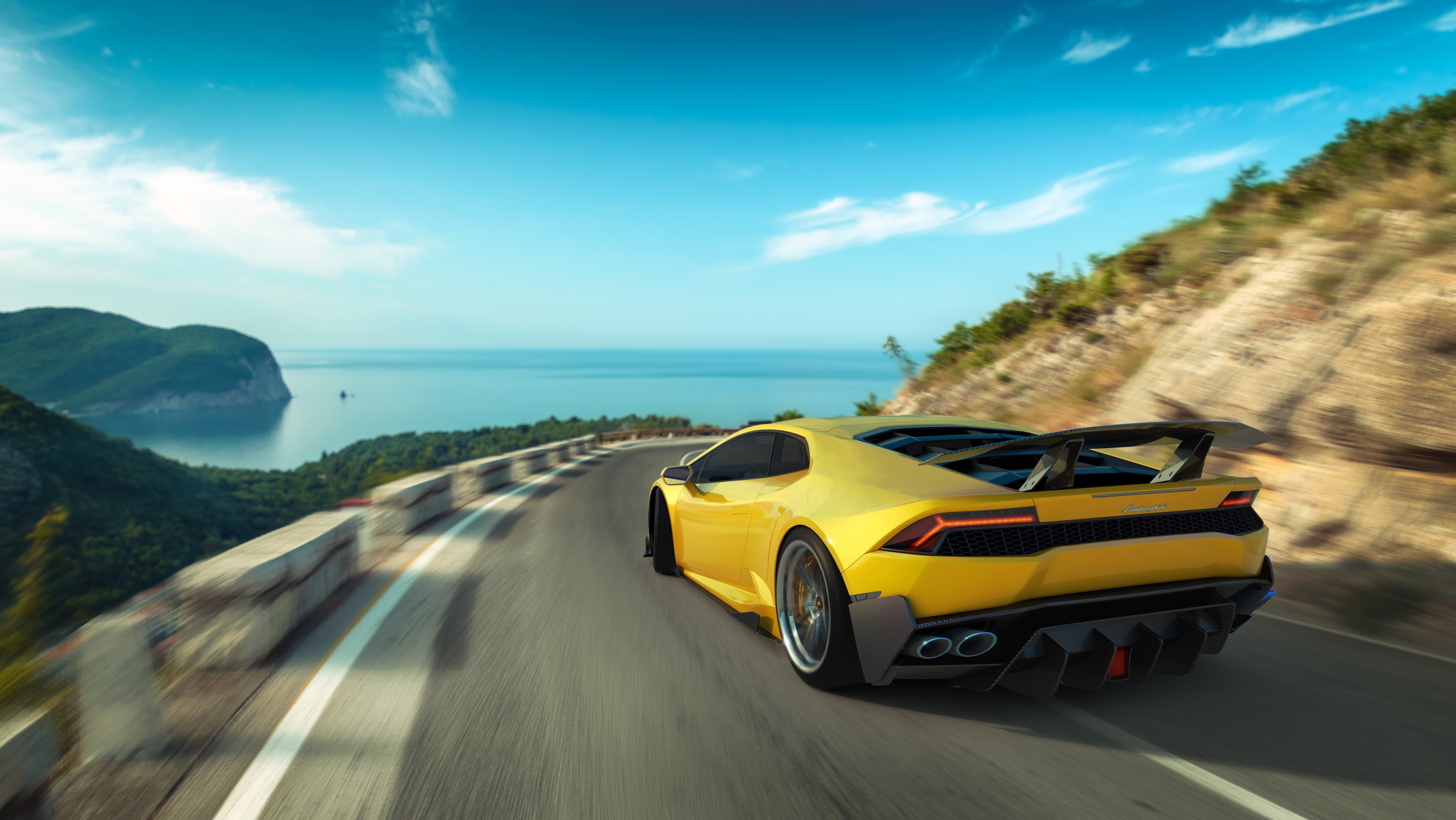 lamborghini huracan, lamborghini, cars, behance, hd, 4k, HD Wallpaper