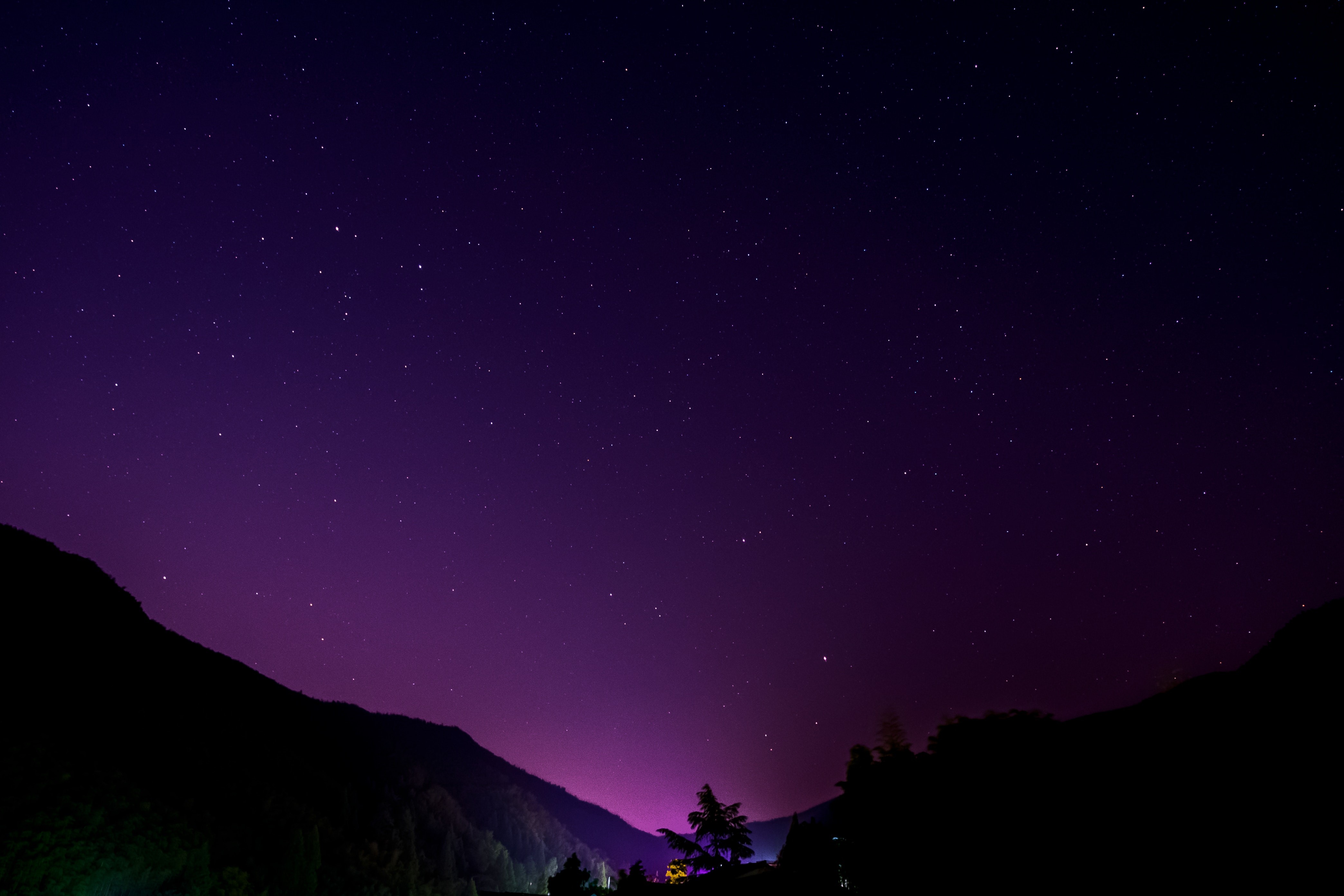 night, sky, space, nature, hd, 4k, HD Wallpaper