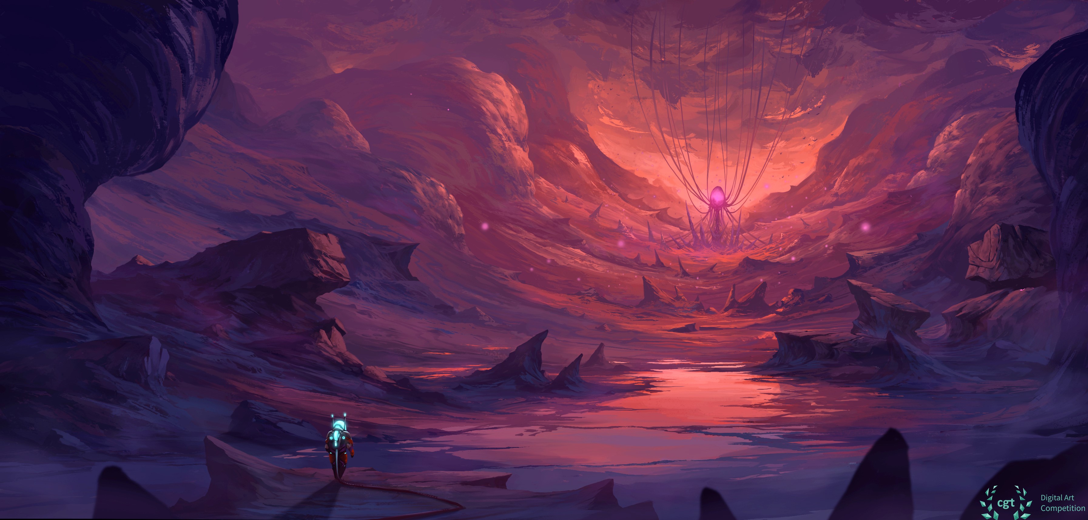 cave, artist, artwork, digital art, hd, behance, HD Wallpaper