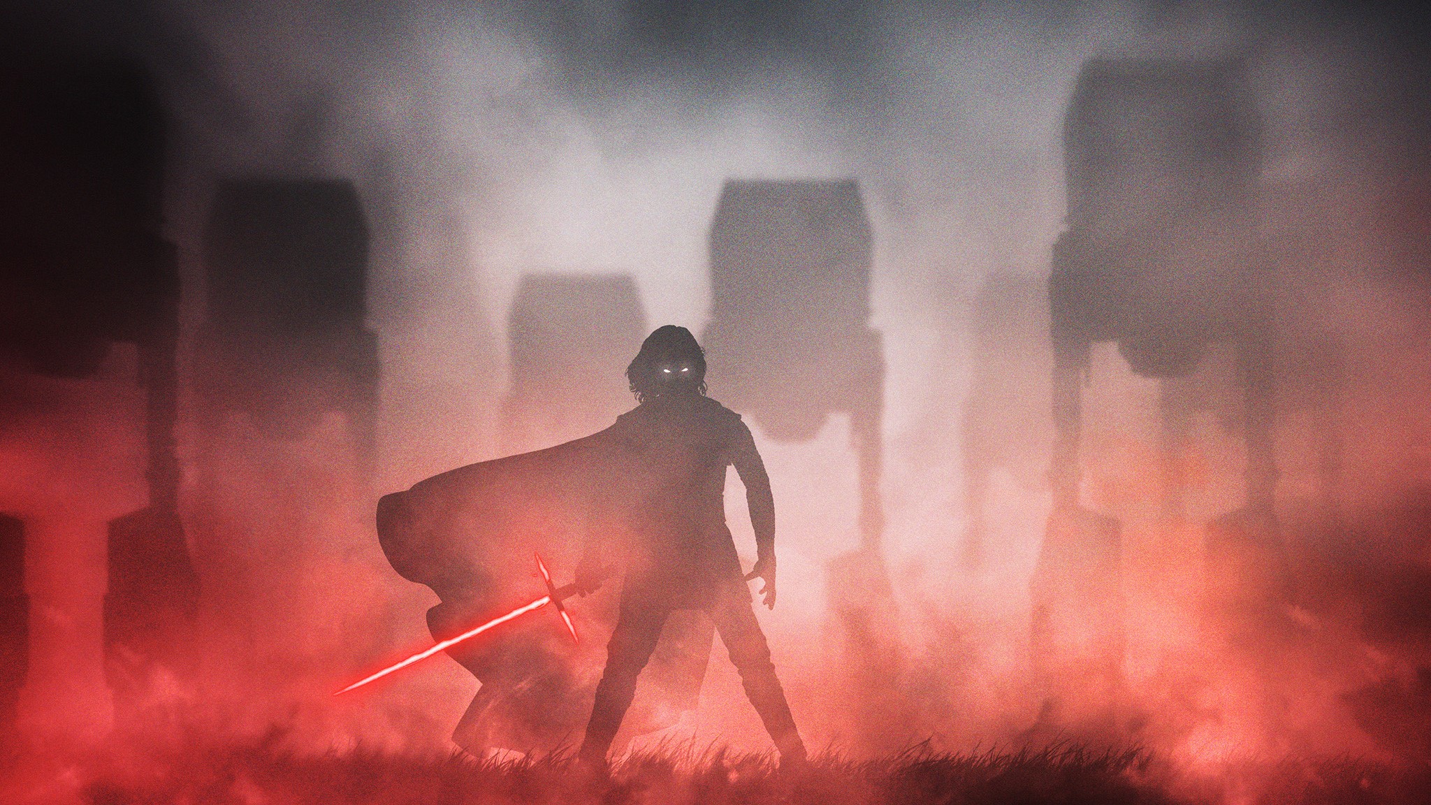 kylo ren, star wars, artist, artwork, digital art, hd, behance, HD Wallpaper