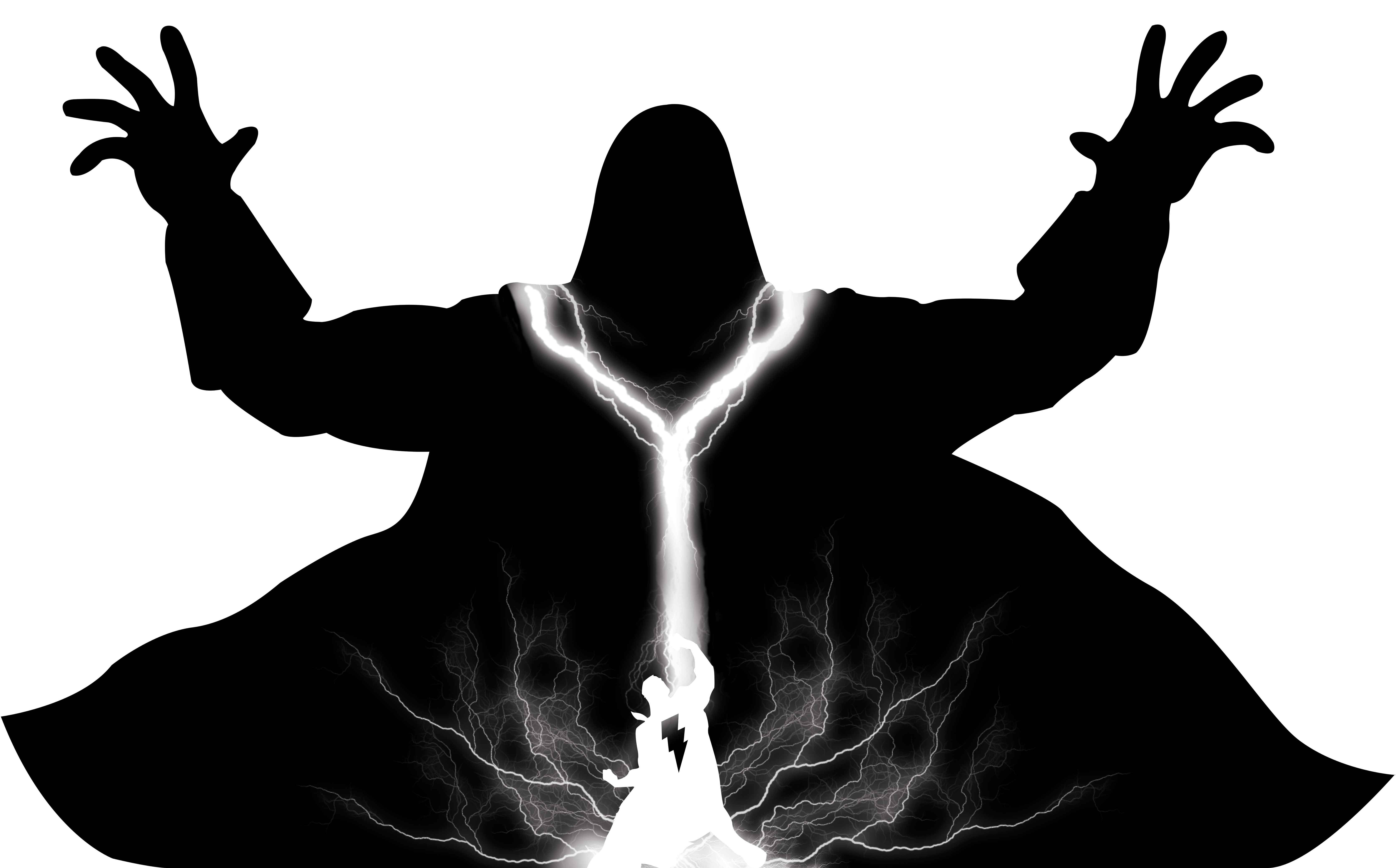 shazam, superheroes, hd, artwork, monochrome, black and white, 5k, HD Wallpaper