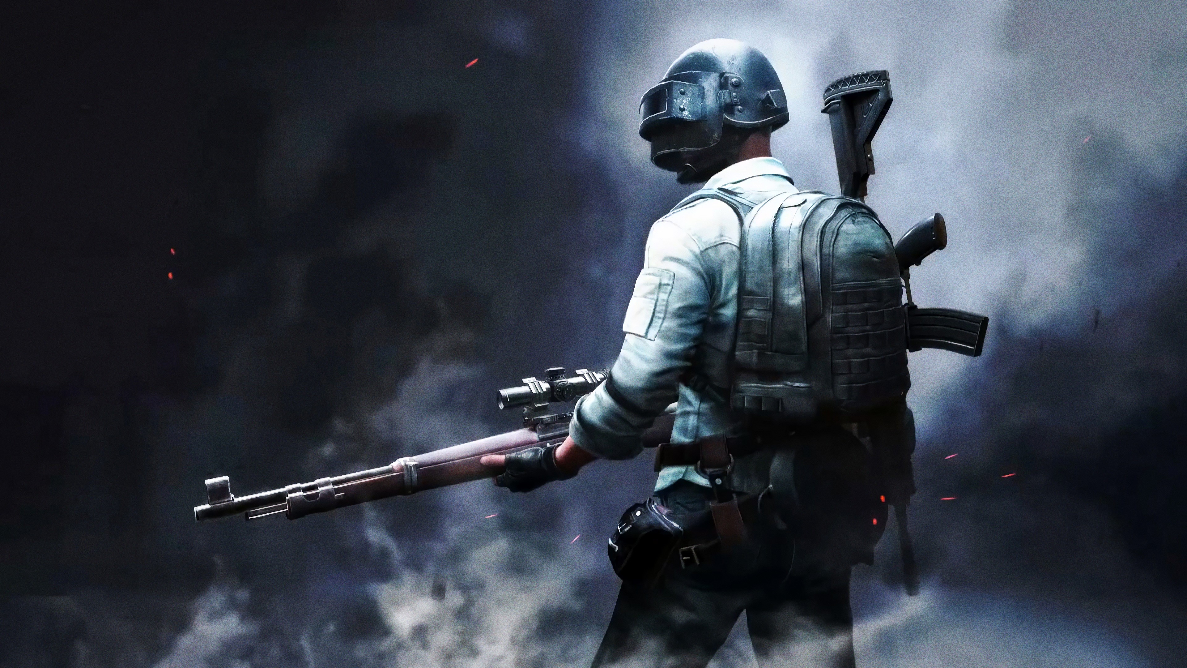 pubg, playerunknowns battlegrounds, 2018 games, games, hd, 4k, guns, HD Wallpaper