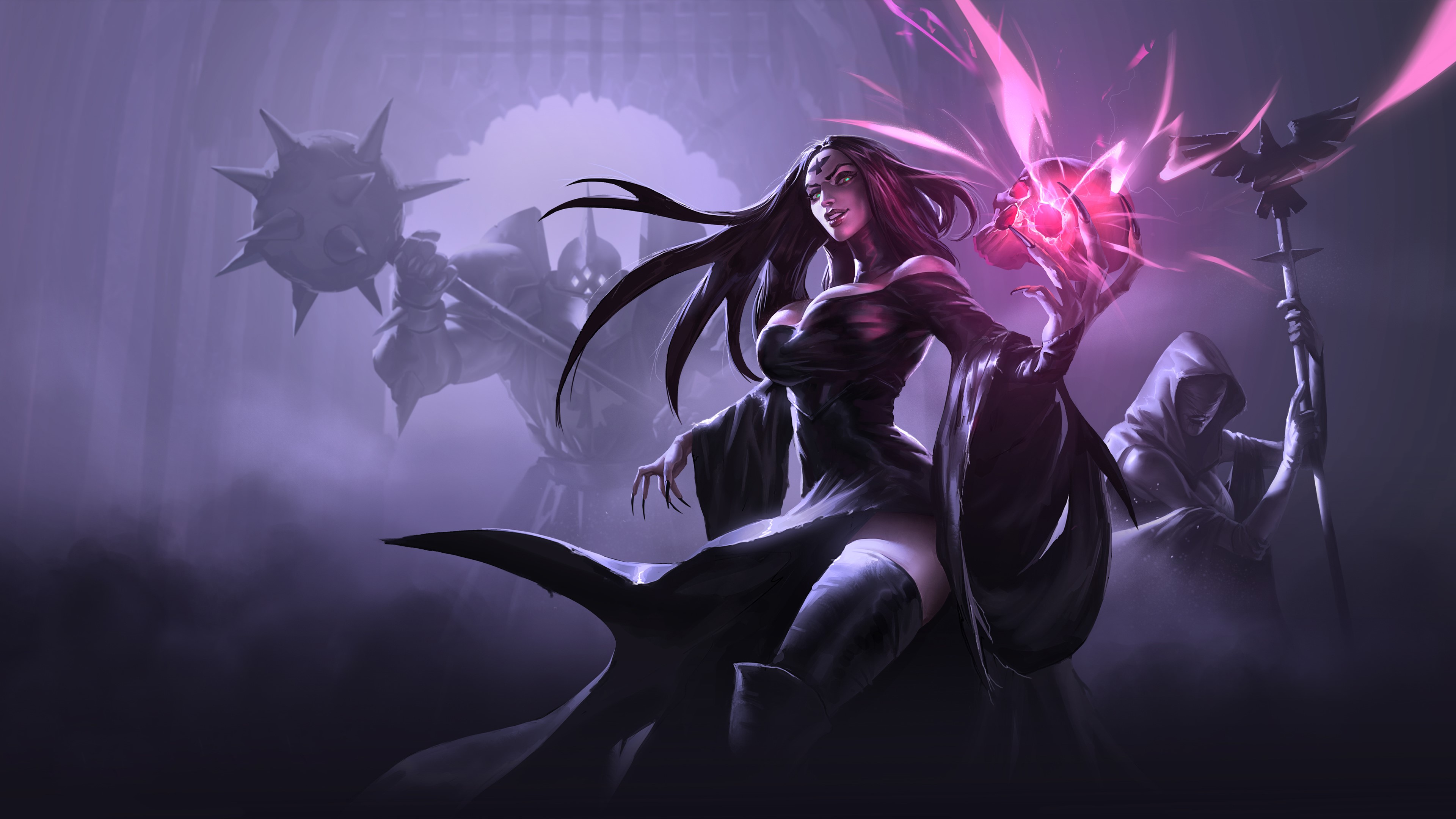 albion online, games, hd, 4k, fantasy girls, artist, artwork, digital art, witch, HD Wallpaper