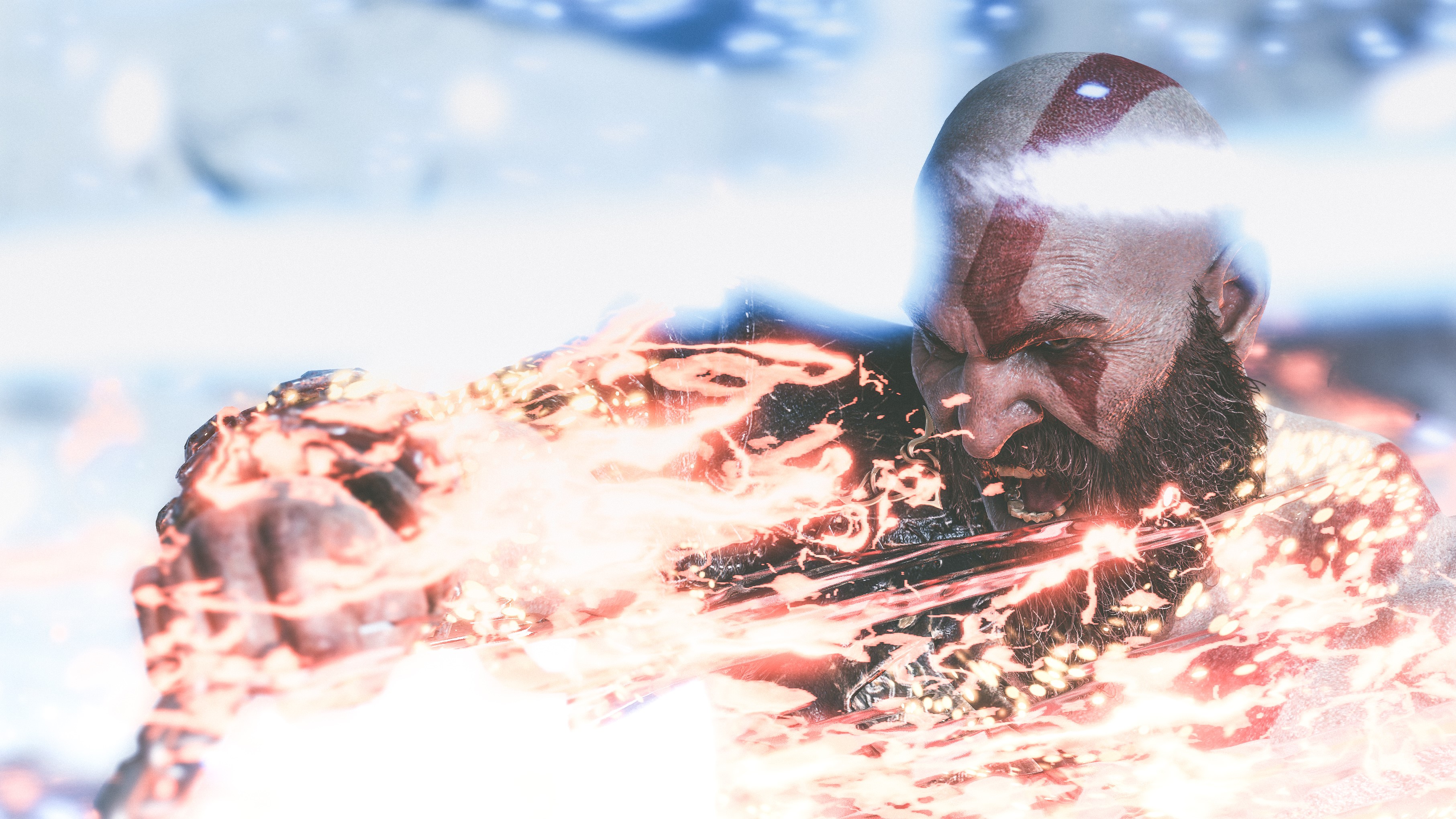 kratos, god of war 4, god of war, games, ps games, hd, 4k, flickr, HD Wallpaper