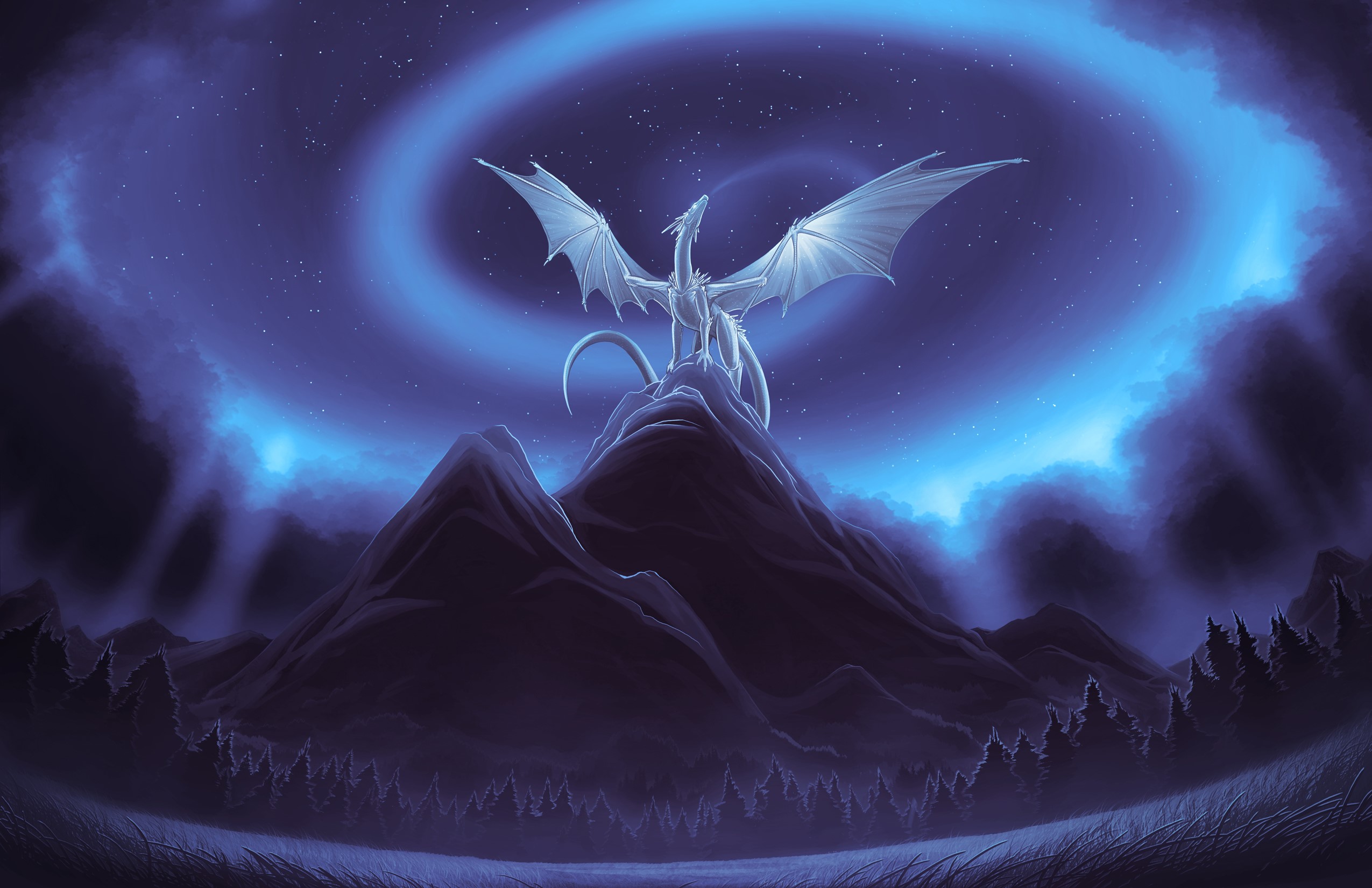 dragon, artist, artwork, digital art, hd, deviantart, HD Wallpaper