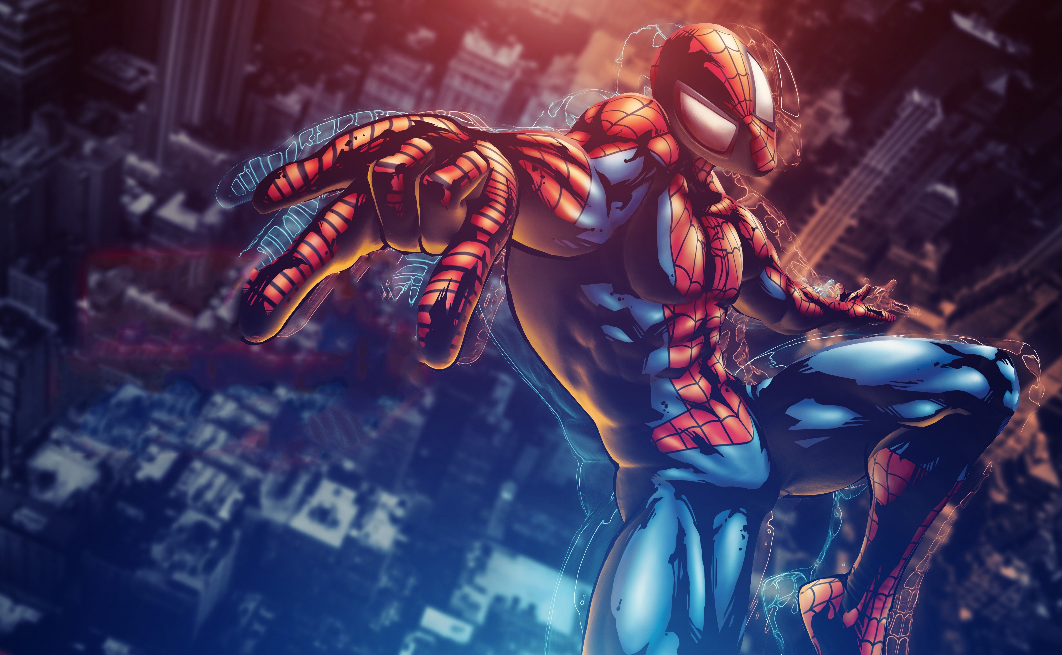 marvel vs capcom infinite, 2017 games, games, hd, 4k, spiderman, HD Wallpaper