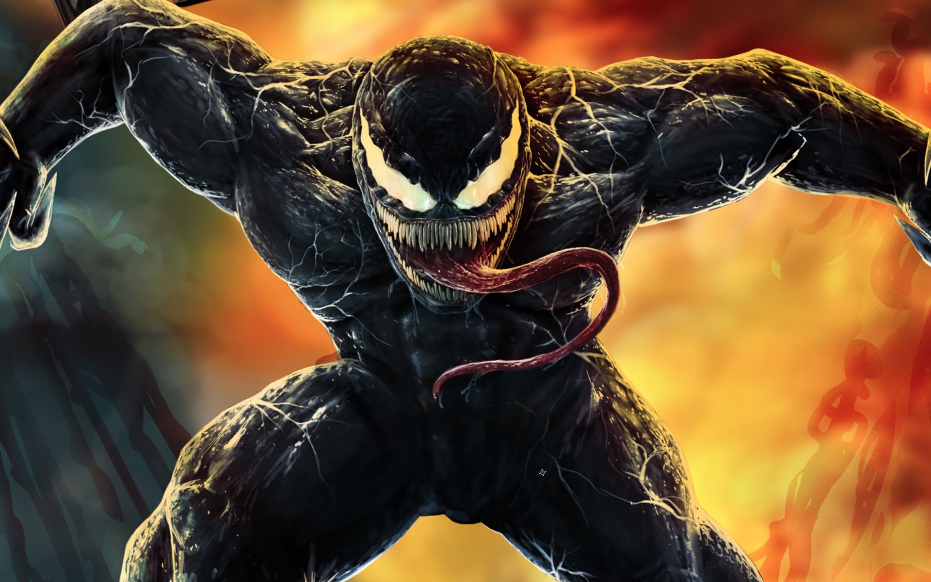 venom, artwork, hd, digital art, superheroes, artstation, HD Wallpaper