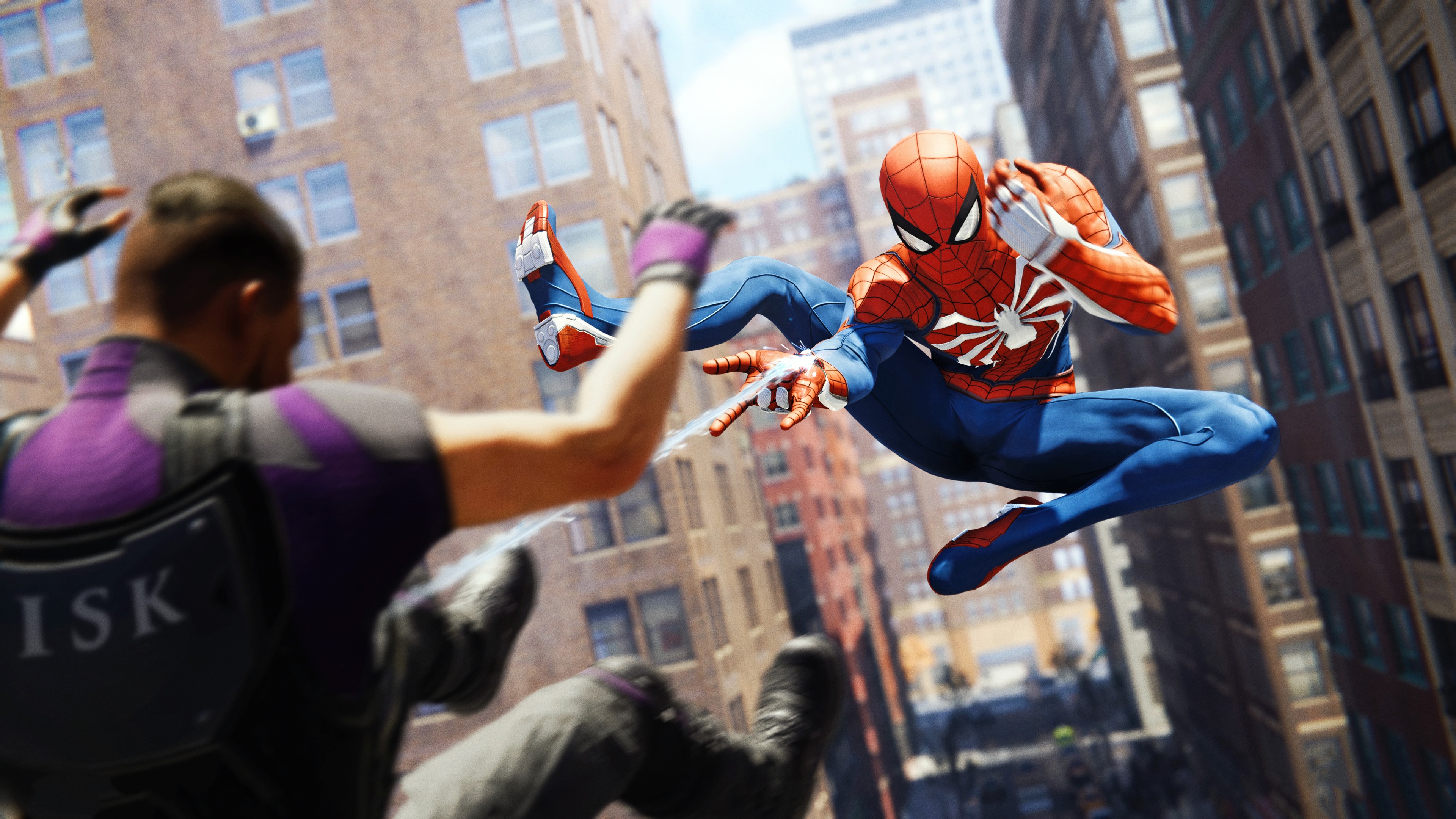 spiderman ps4, spiderman, games, hd, 4k, 2018 games, ps games, HD Wallpaper