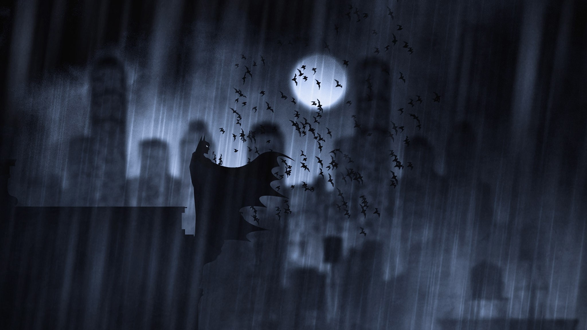batman, superheroes, digital art, illustration, hd, behance, HD Wallpaper