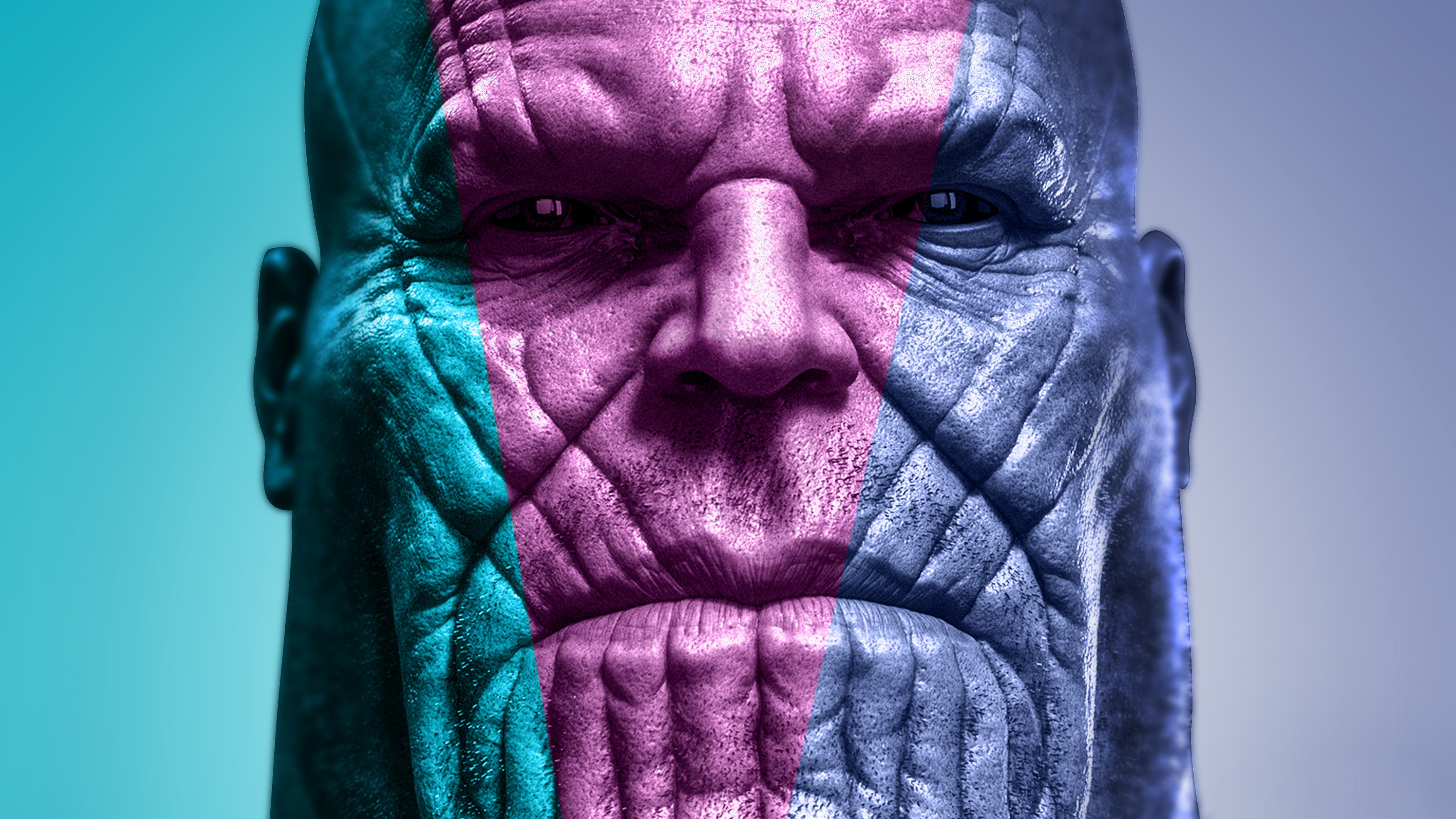 thanos, artwork, hd, 4k, superheroes, supervillain, digital art, HD Wallpaper