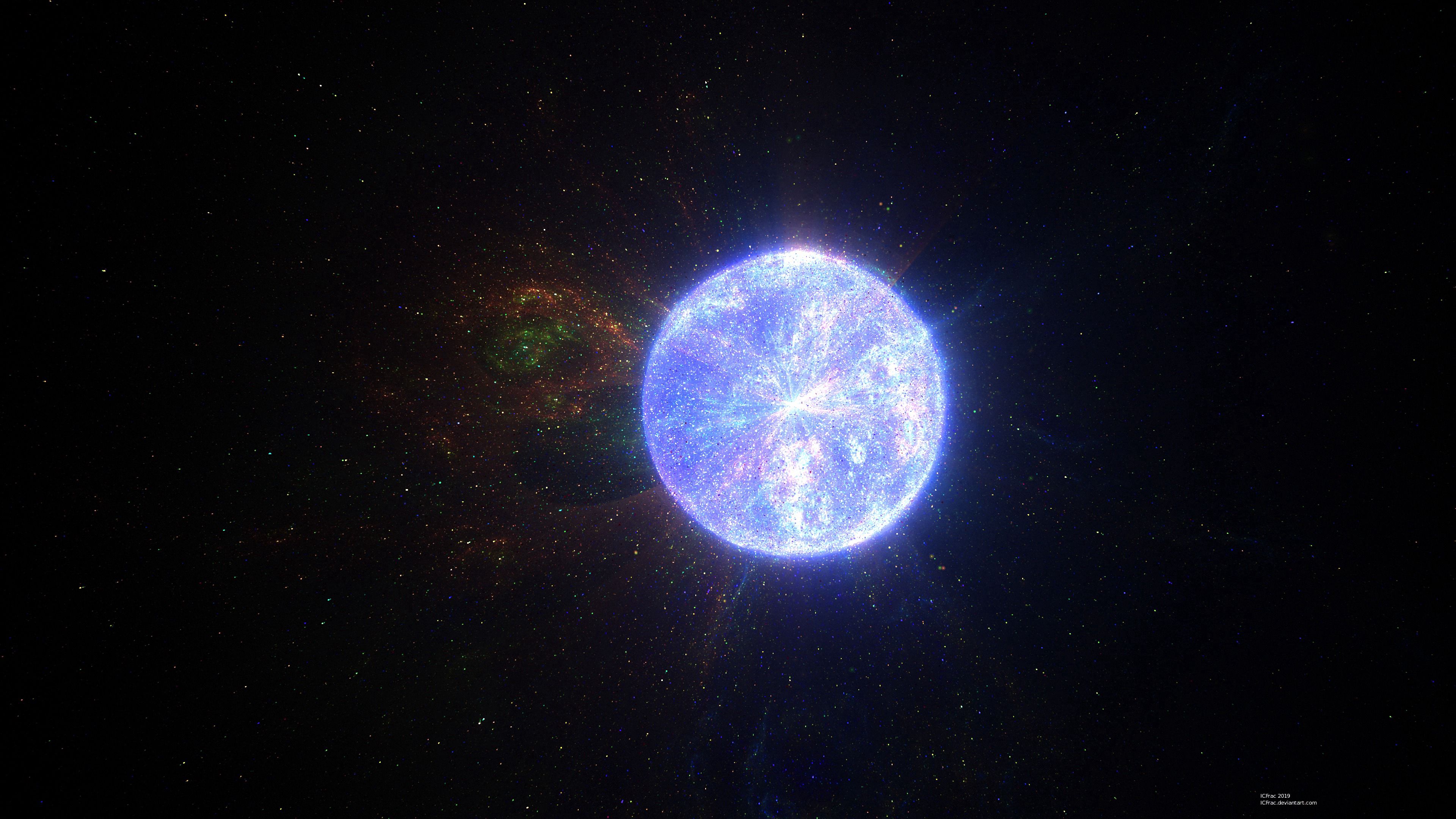 ball, glow, bright, glare, sparkles, 4k, HD Wallpaper