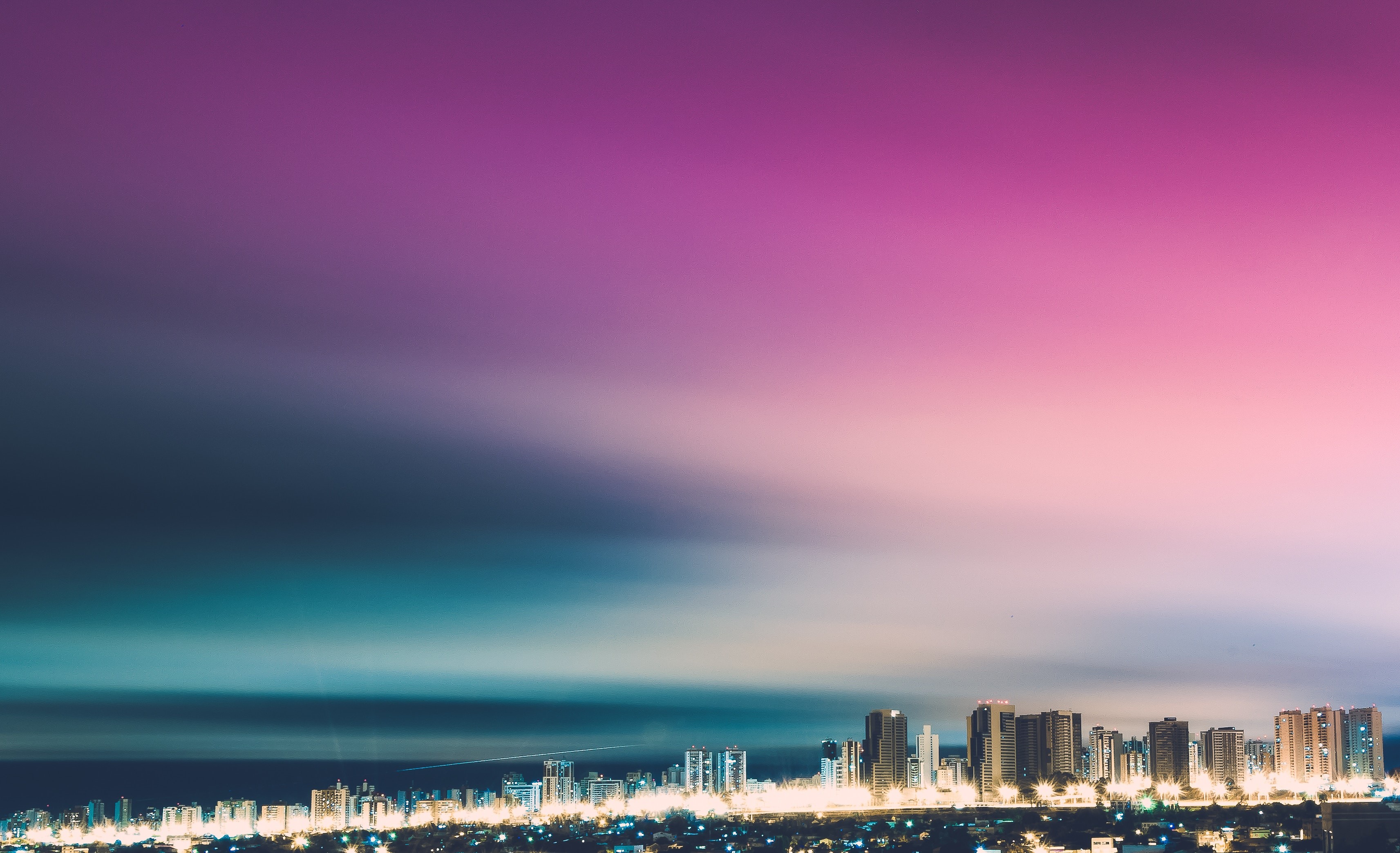 skyline, city, photography, hd, 4k, skycrapper, sky, HD Wallpaper