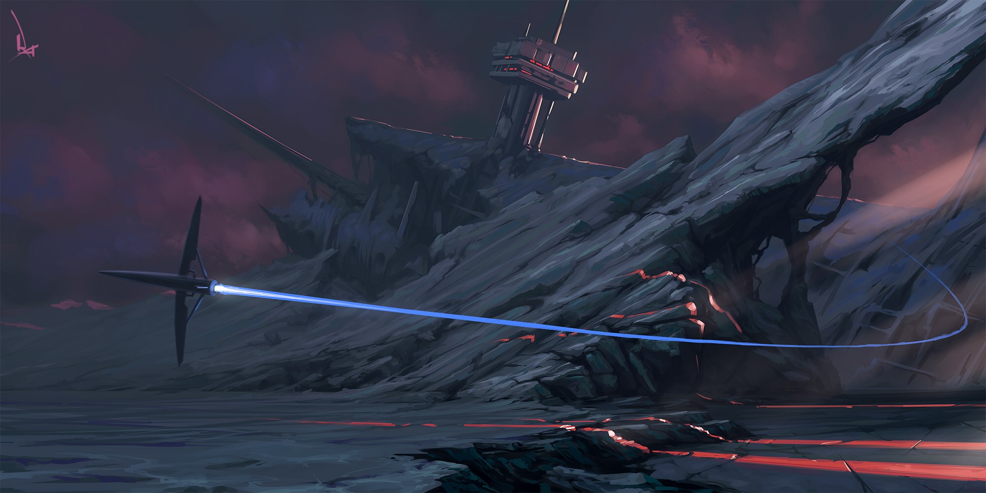 scifi, artist, artwork, digital art, hd, deviantart, HD Wallpaper