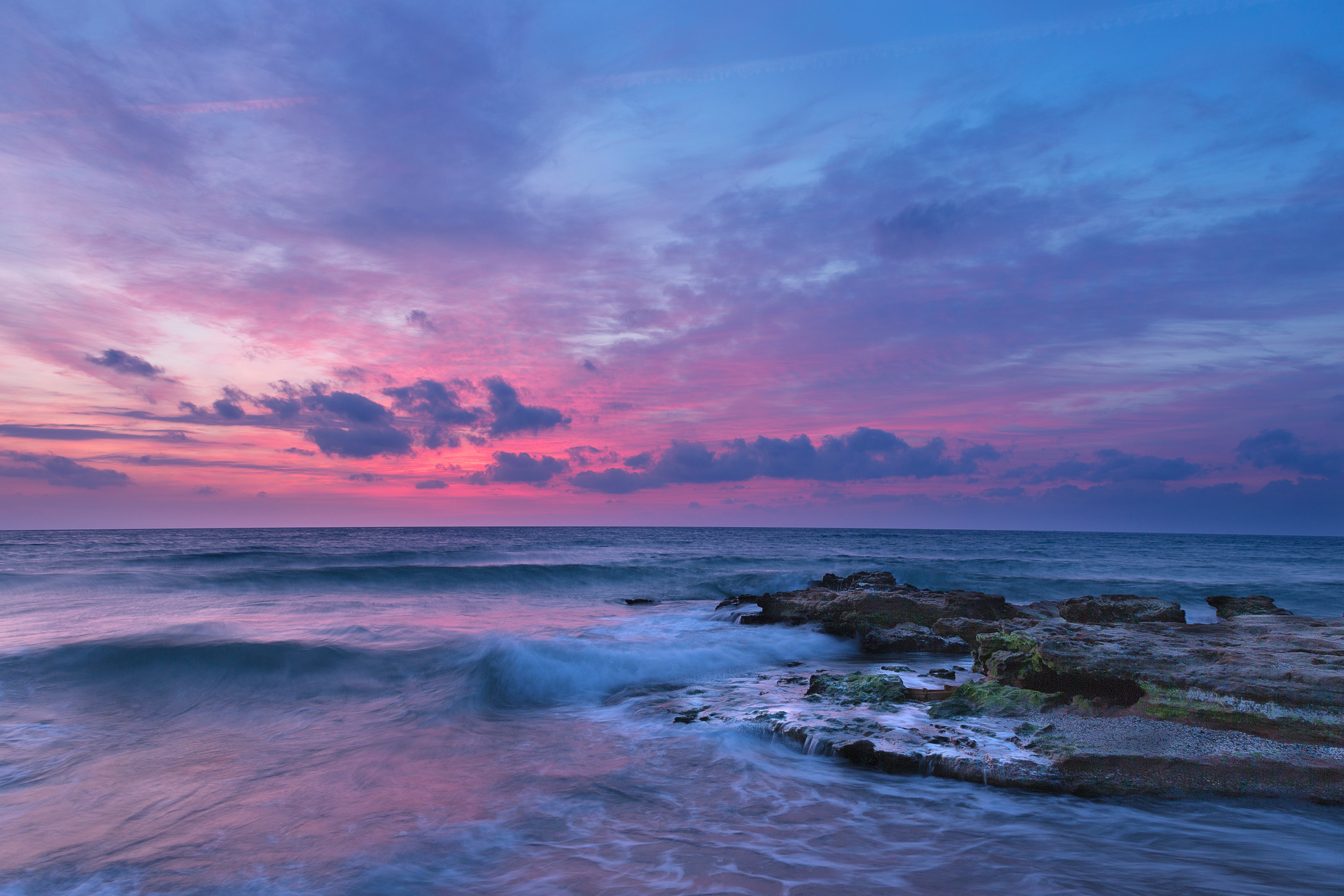 ocean, clouds, nature, hd, 4k, 5k, HD Wallpaper