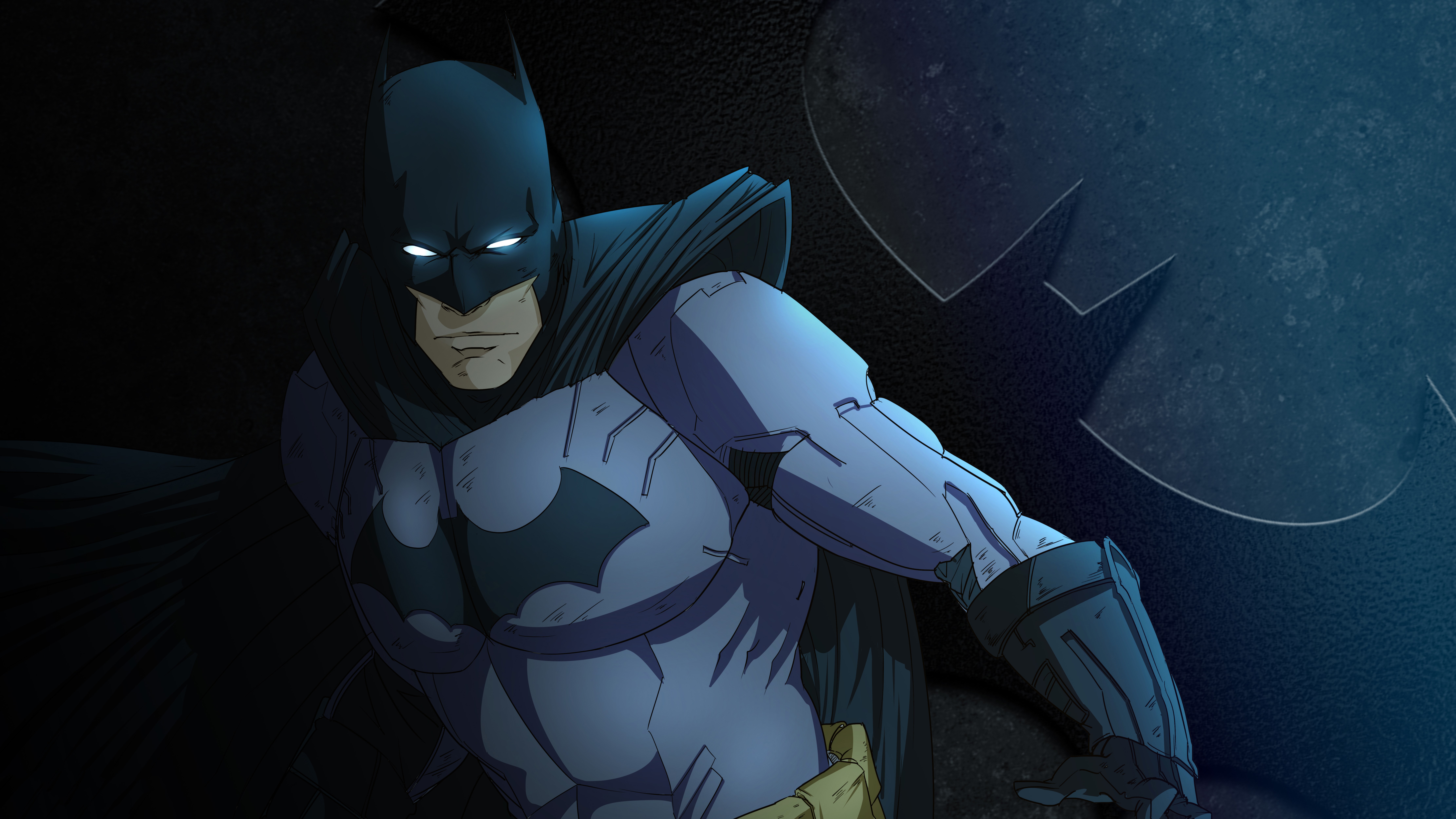 batman, artwork, hd, 4k, 5k, 8k, artist, digital art, superheroes, HD Wallpaper