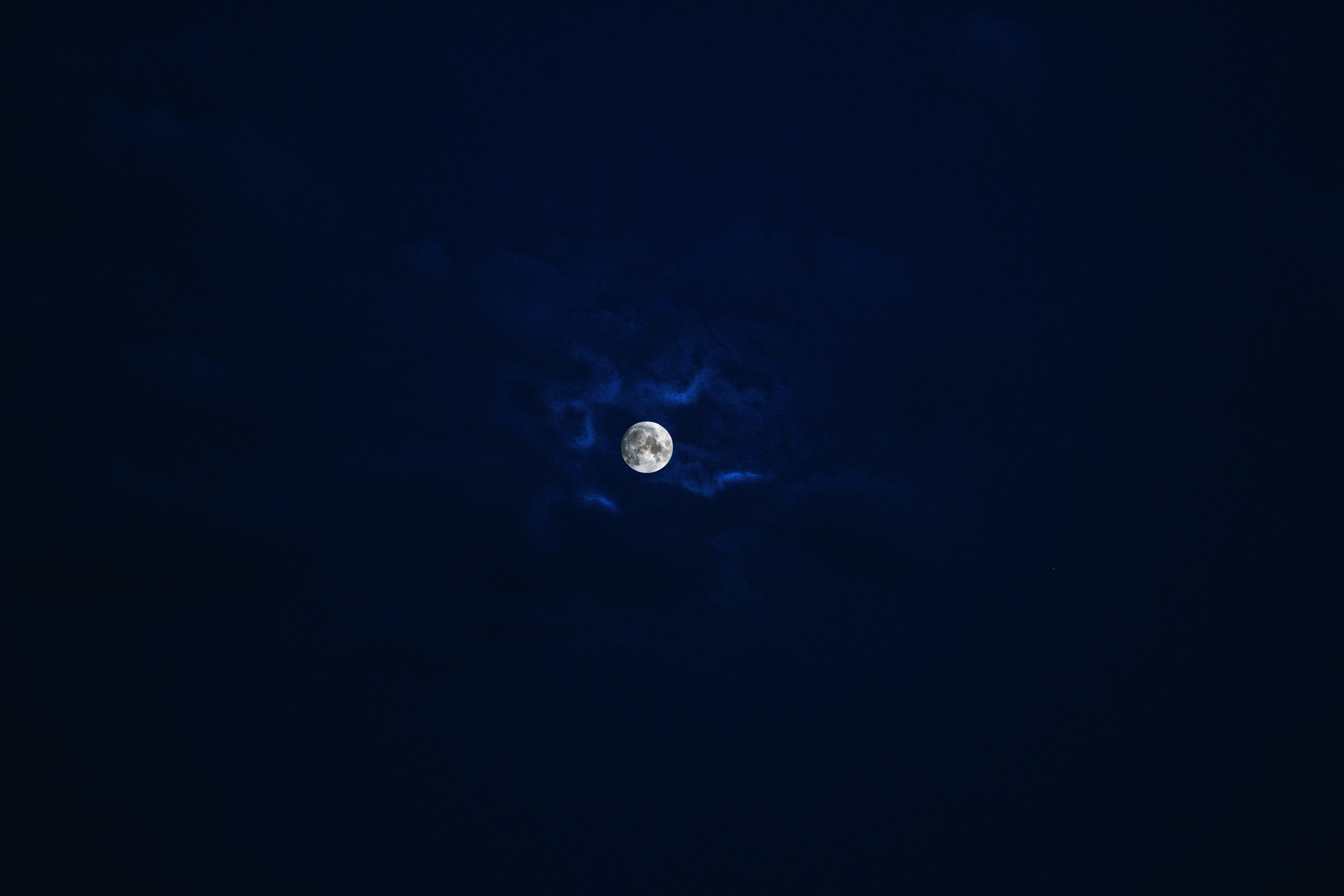 moon, sky, nature, hd, 4k, 5k, HD Wallpaper