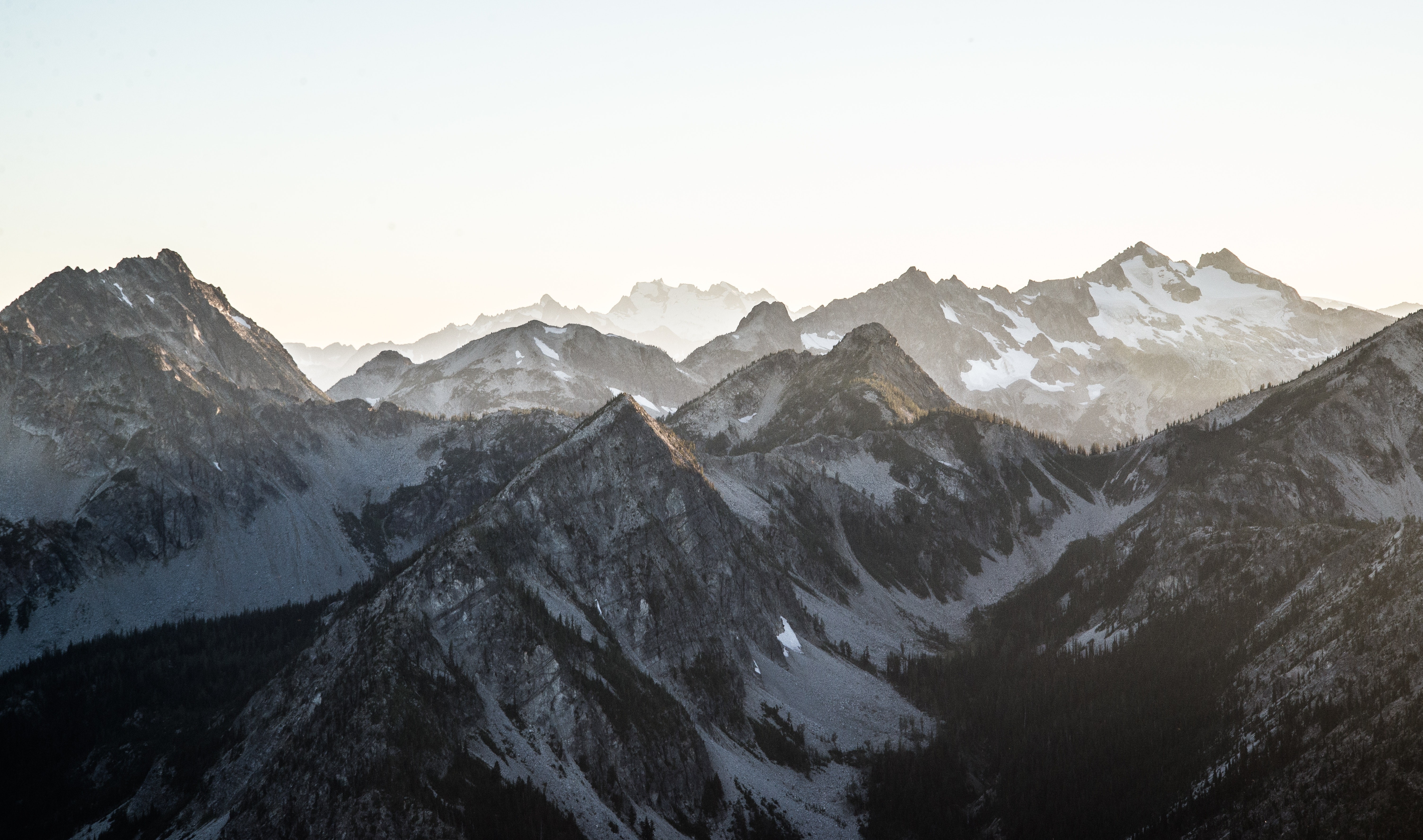 snow, mountains, nature, hd, 4k, 5k, HD Wallpaper