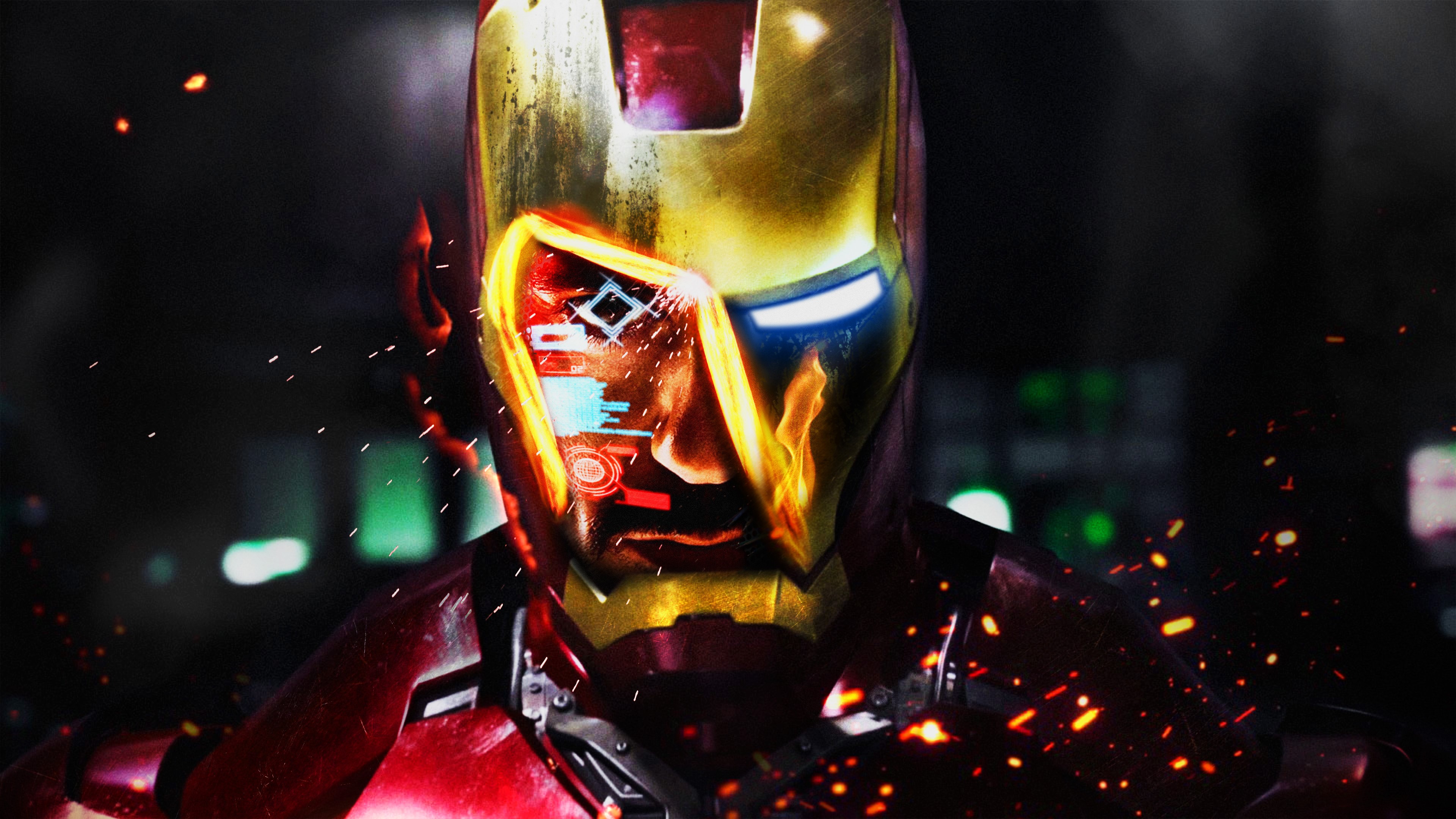 iron man, superheroes, hd, 4k, artist, artwork, digital art, HD Wallpaper