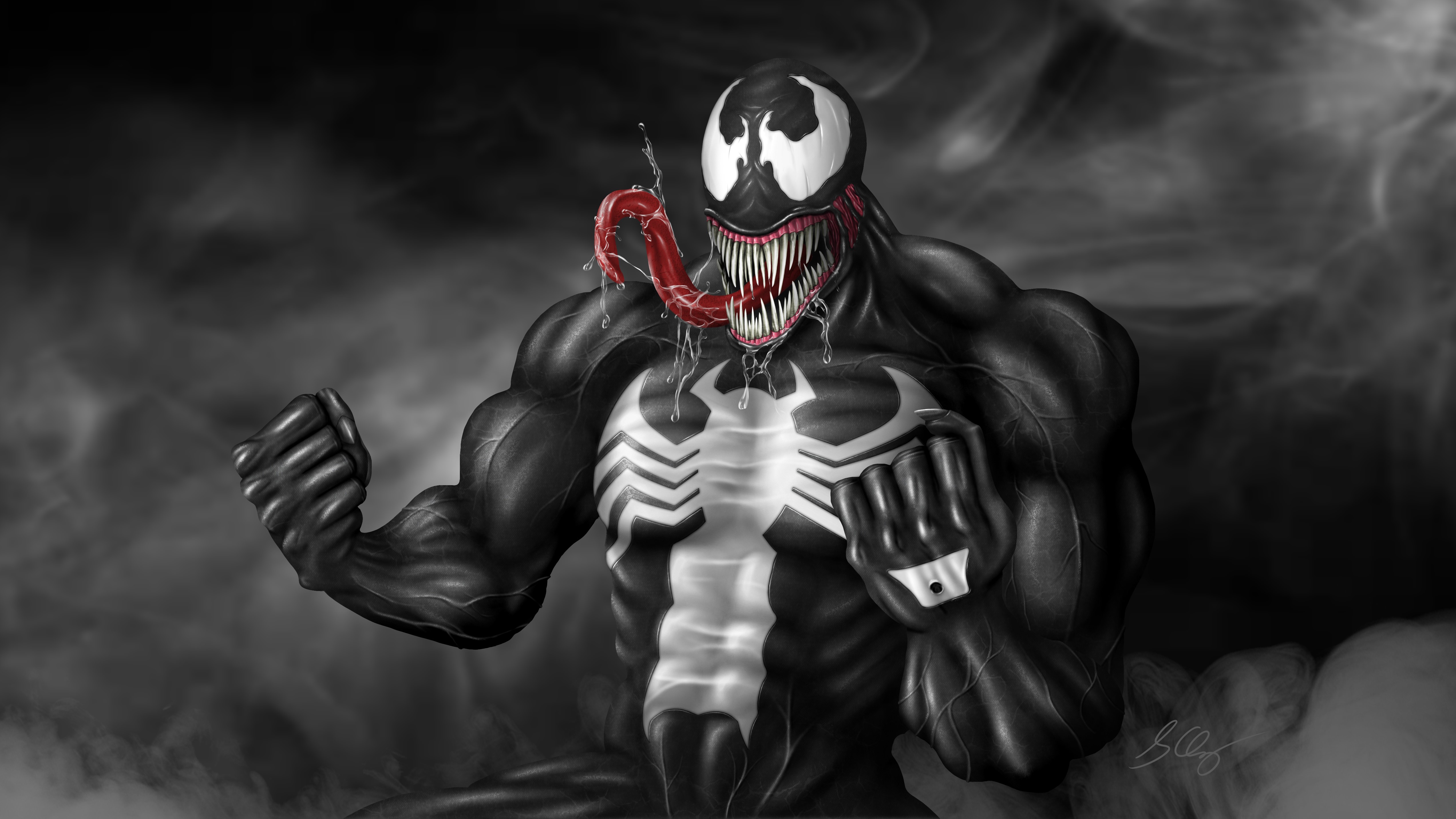 venom, superheroes, hd, 4k, artwork, artist, digital art, 5k, HD Wallpaper