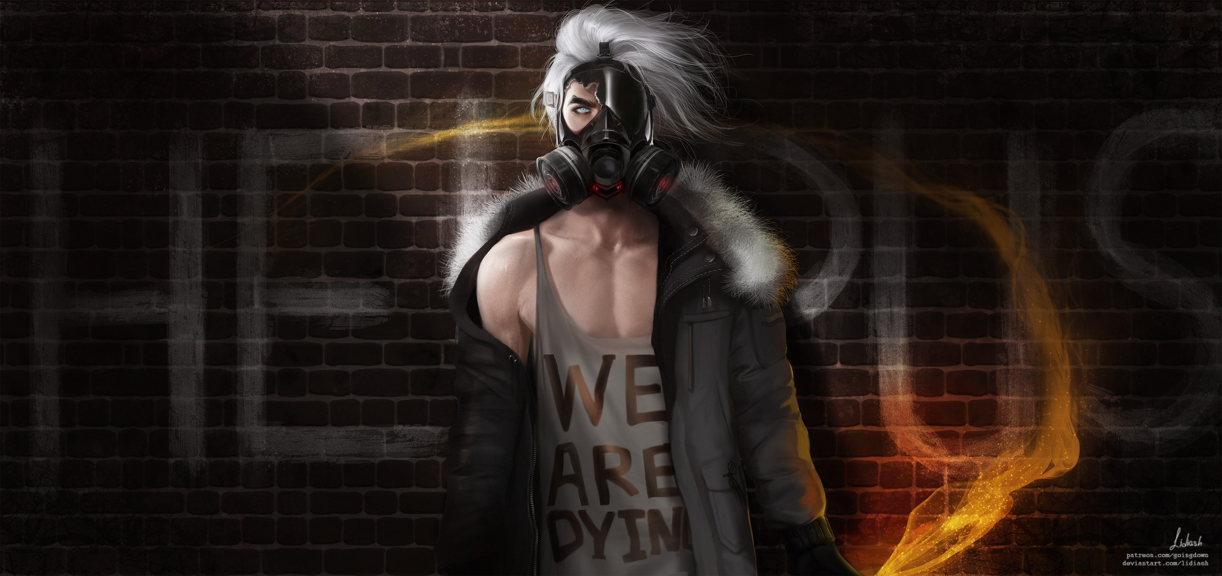 anime boy, anime, hd, 4k, deviantart, HD Wallpaper