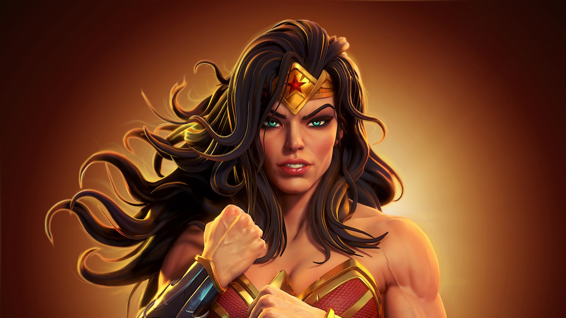 wonder woman, digital art, superheroes, hd, artstation, HD Wallpaper