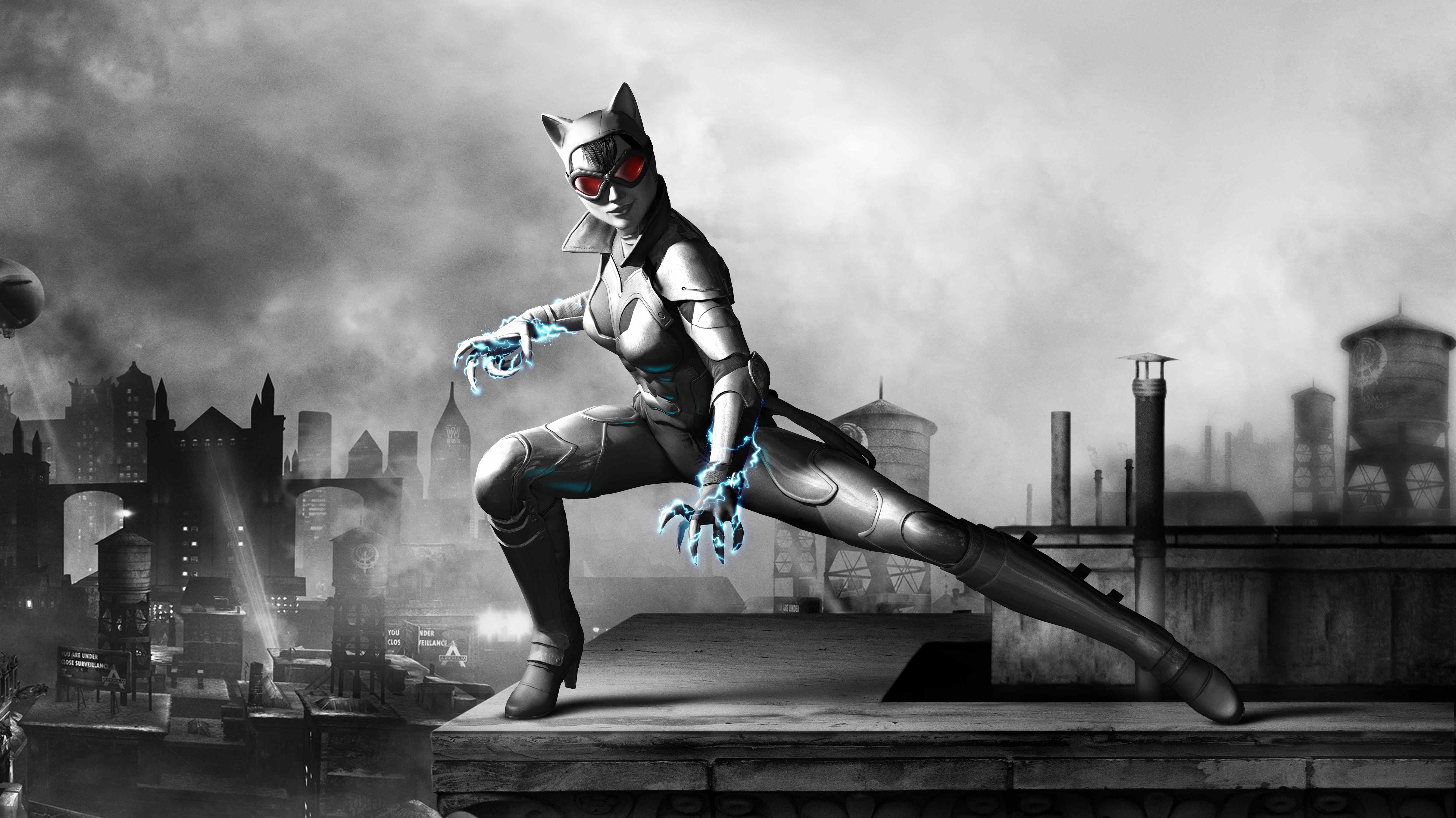 batman arkham knight, batman, games, hd, 4k, 5k, catwoman, HD Wallpaper